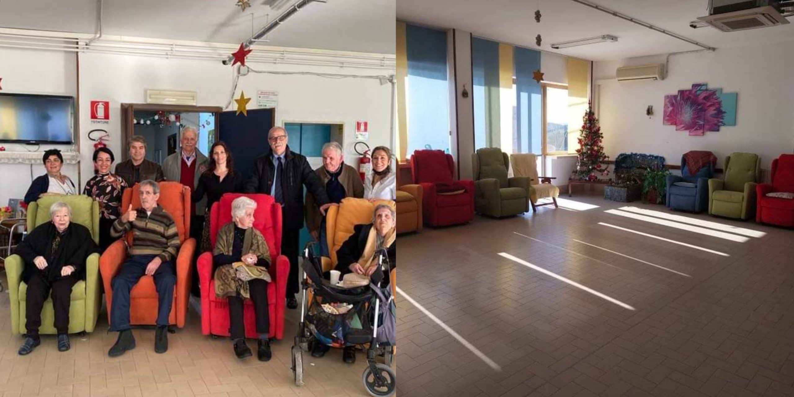 Sardara, Babbo Natale in anticipo per i nonnini ospiti del Centro Anziani