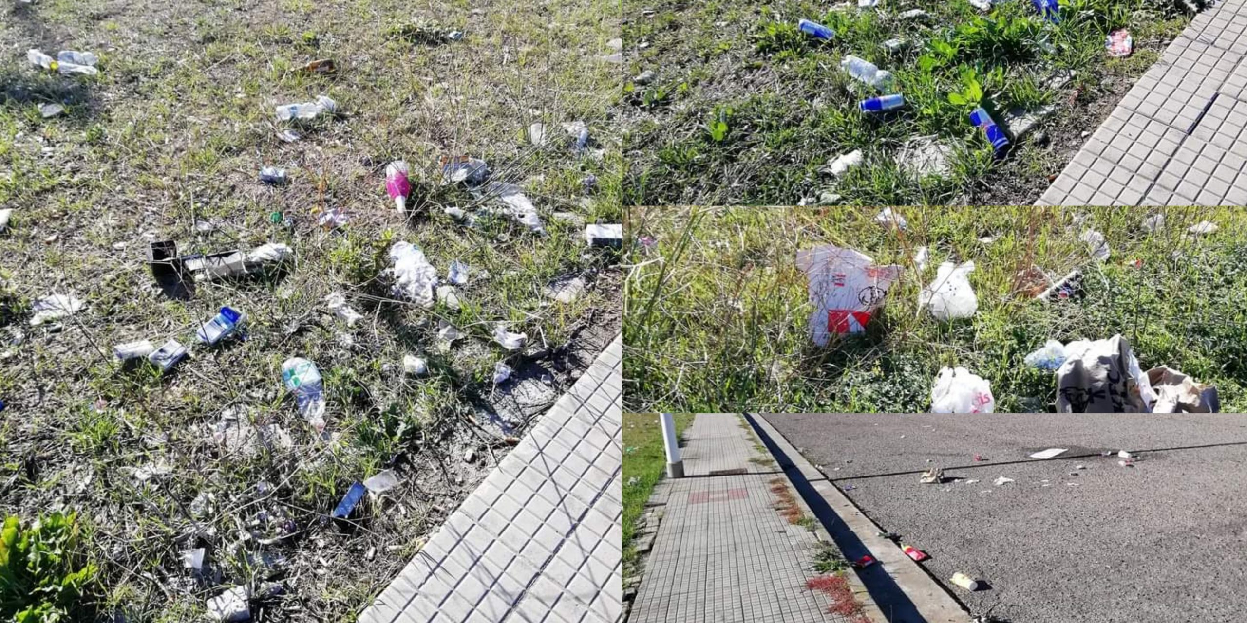 Sestu, il piazzale a fianco alla scuola di via Verdi? Una discarica di preservativi, fazzoletti e bottiglie rotte