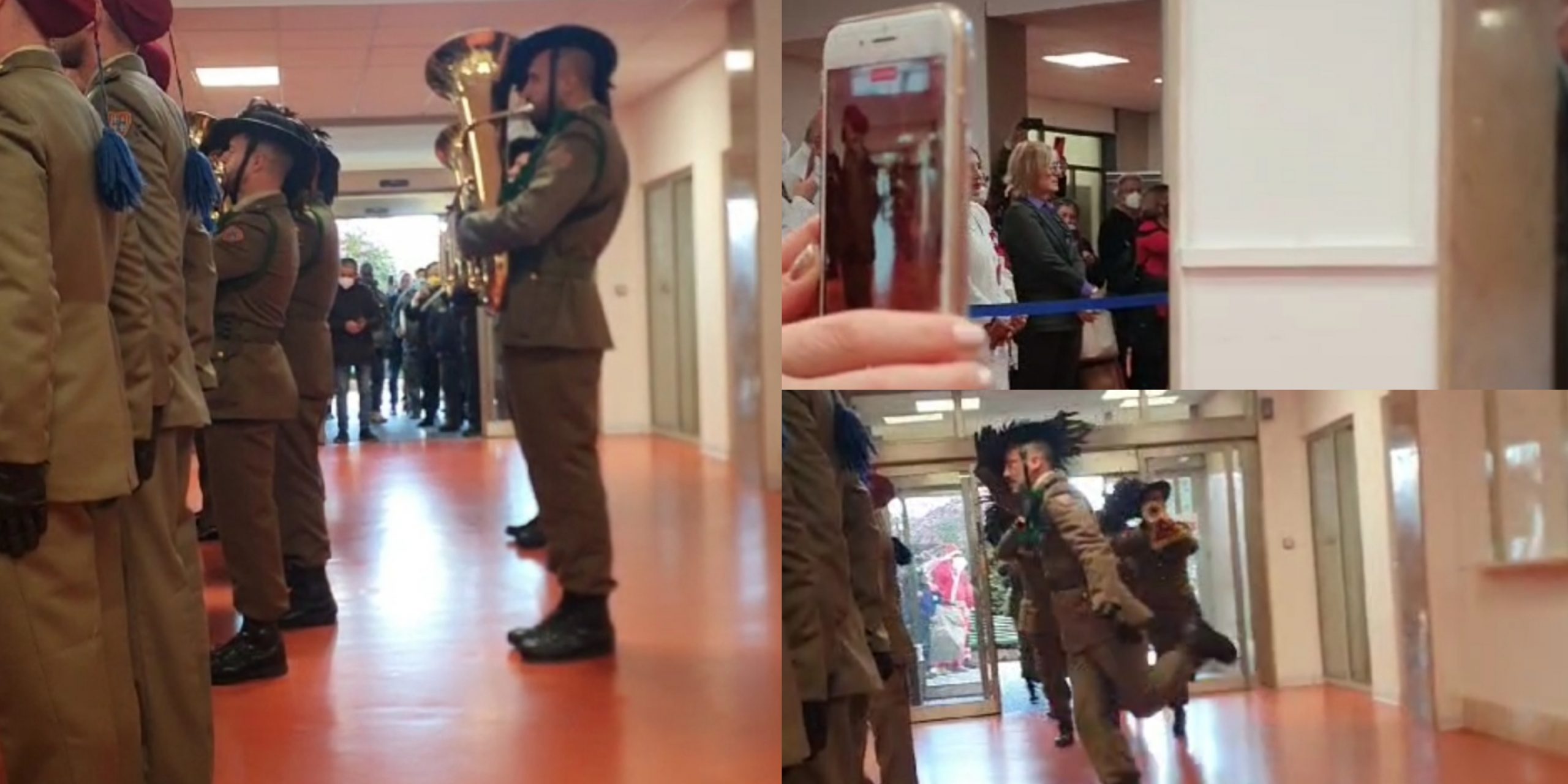 La Banda dei Bersaglieri all’ospedale Oncologico di Cagliari: una mattinata speciale per medici e pazienti