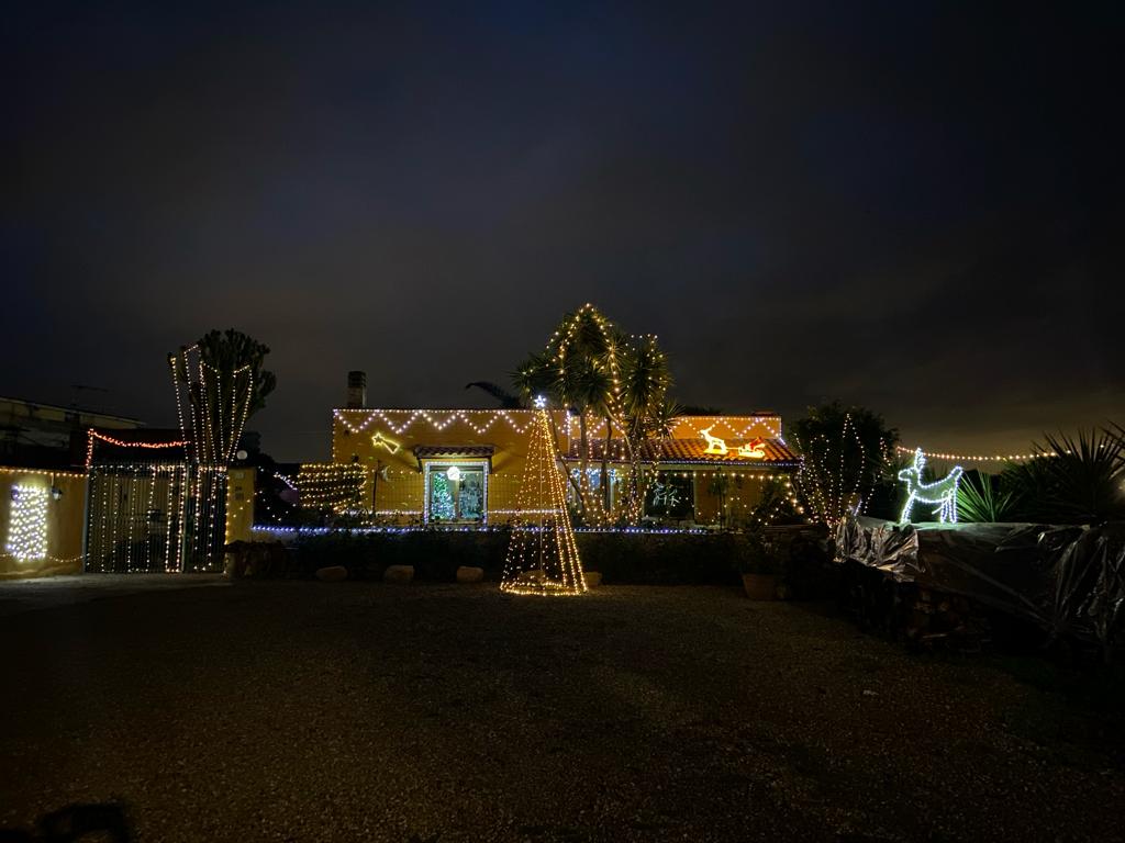 Concorso “Le migliori luminarie in Sardegna 2023”: casa Aroni a Capoterra