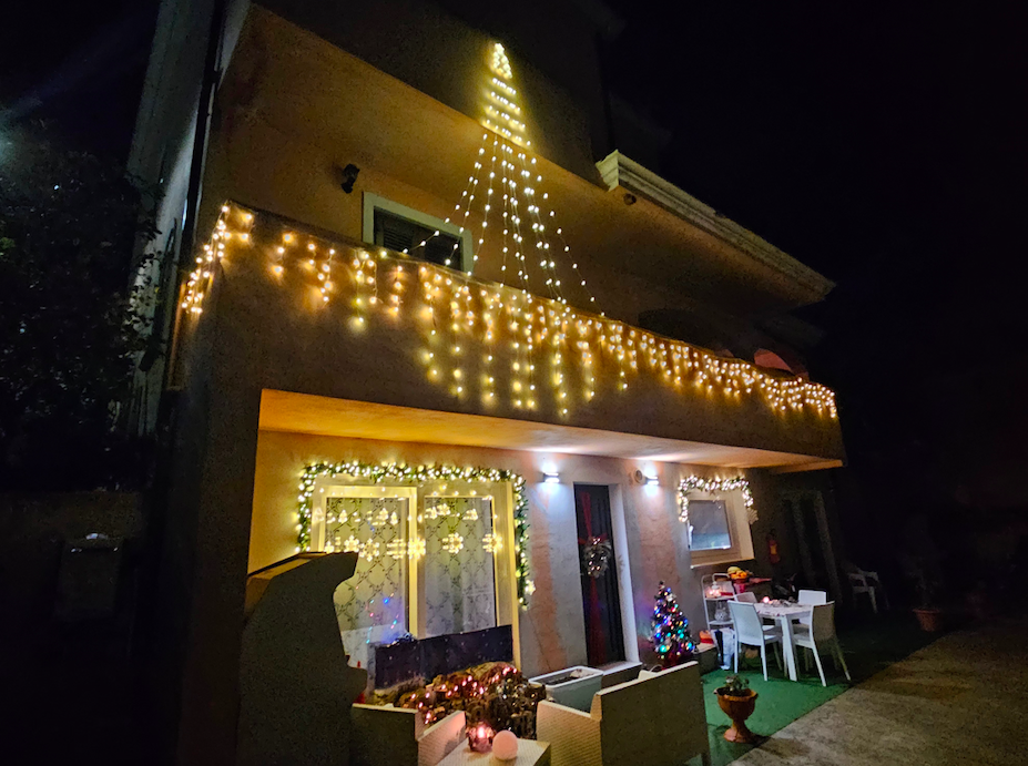 Concorso “Le migliori luminarie in Sardegna 2023”: casa Cherchi a Bari Sardo