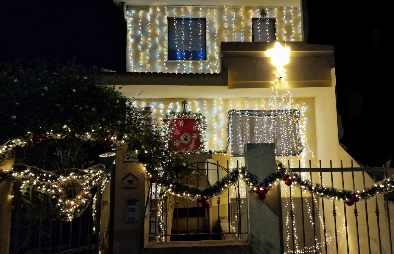 Concorso “Le migliori luminarie in Sardegna 2023”: casa Alfieri ad Assemini