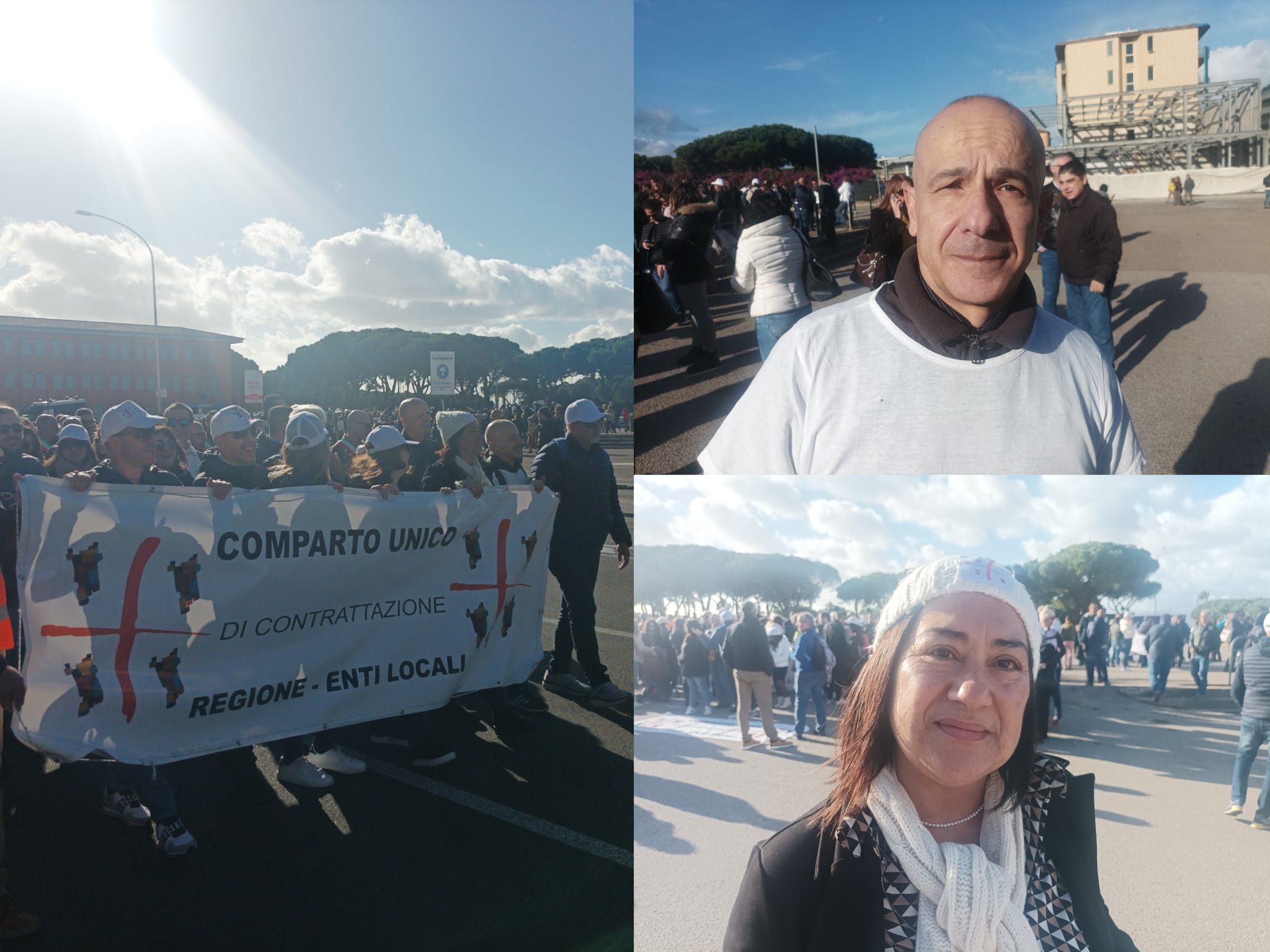 Cagliari, la protesta dei dipendenti degli enti locali: “Più tutele e stipendi maggiori per le ore che facciamo”