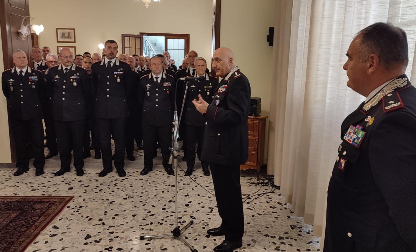 A Cagliari il generale di Corpo d’Armata dei carabinieri Bernardini