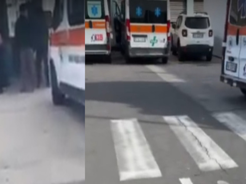 Cagliari, ambulanze in fila davanti al Brotzu: “Bloccati da ore con i pazienti sulle barelle” (VIDEO)