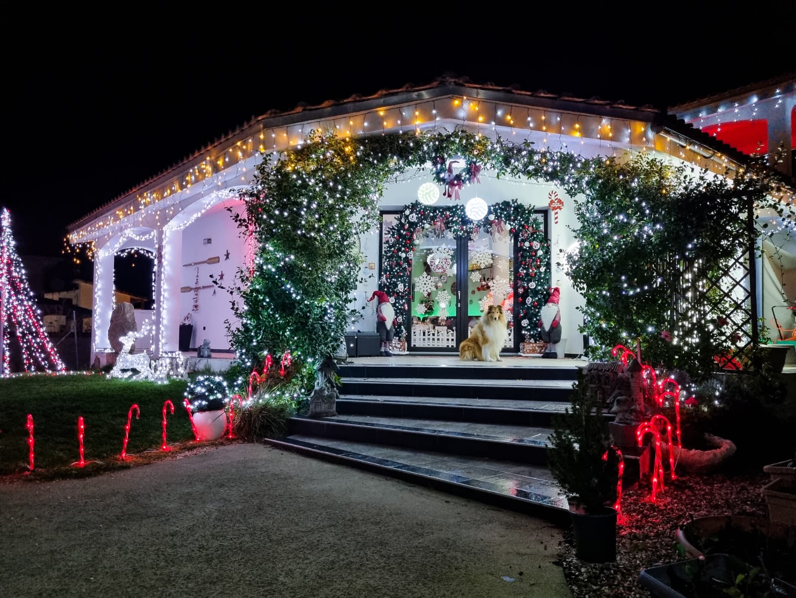Concorso “Le migliori luminarie in Sardegna 2023”: casa Fenu a Uras