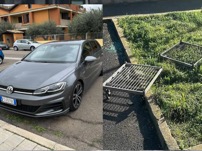 Volkswagen rubata a Elmas, il nuovo trucco dei ladri: auto caricate con dei carrellini sul carroattrezzi