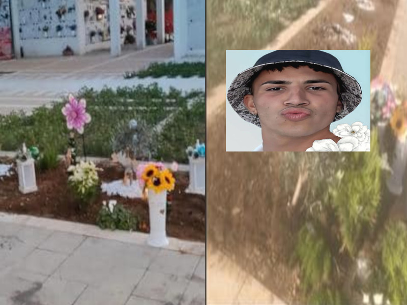 Assemini, le lacrime di una madre: “Distrutto il giardinetto creato per ricordare il mio Alessandro”