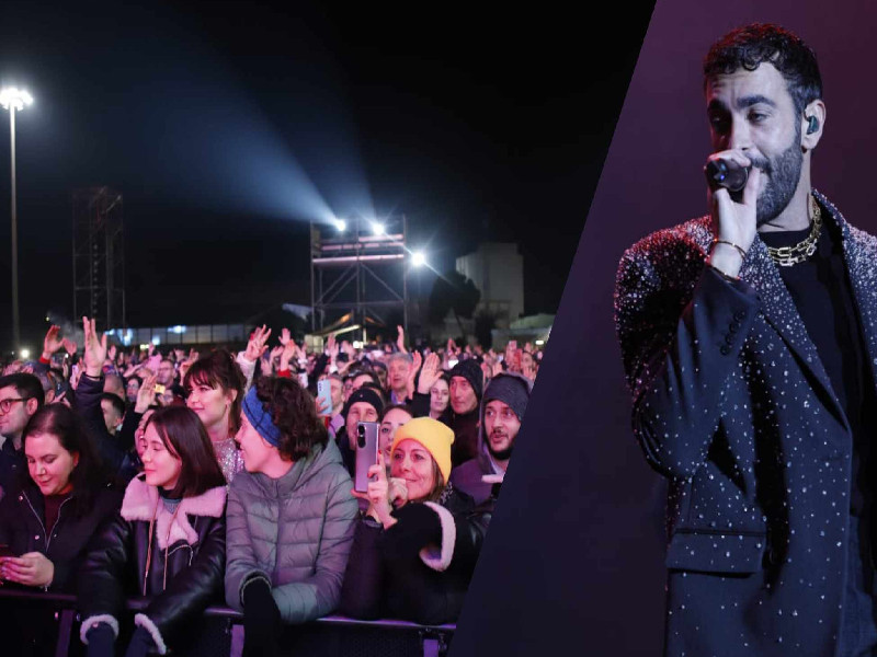 Cagliari brinda al 2024 con Marco Mengoni alla Fiera: “Ajò, l’anno nuovo sarà più bello”