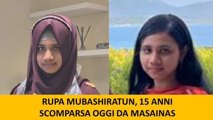 Ore di ansia a Masainas, scomparsa una 15enne: “Chi la vede chiami i carabinieri di Giba”