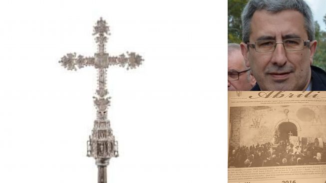 Mandas in festa, torna a casa l’antica croce rubata