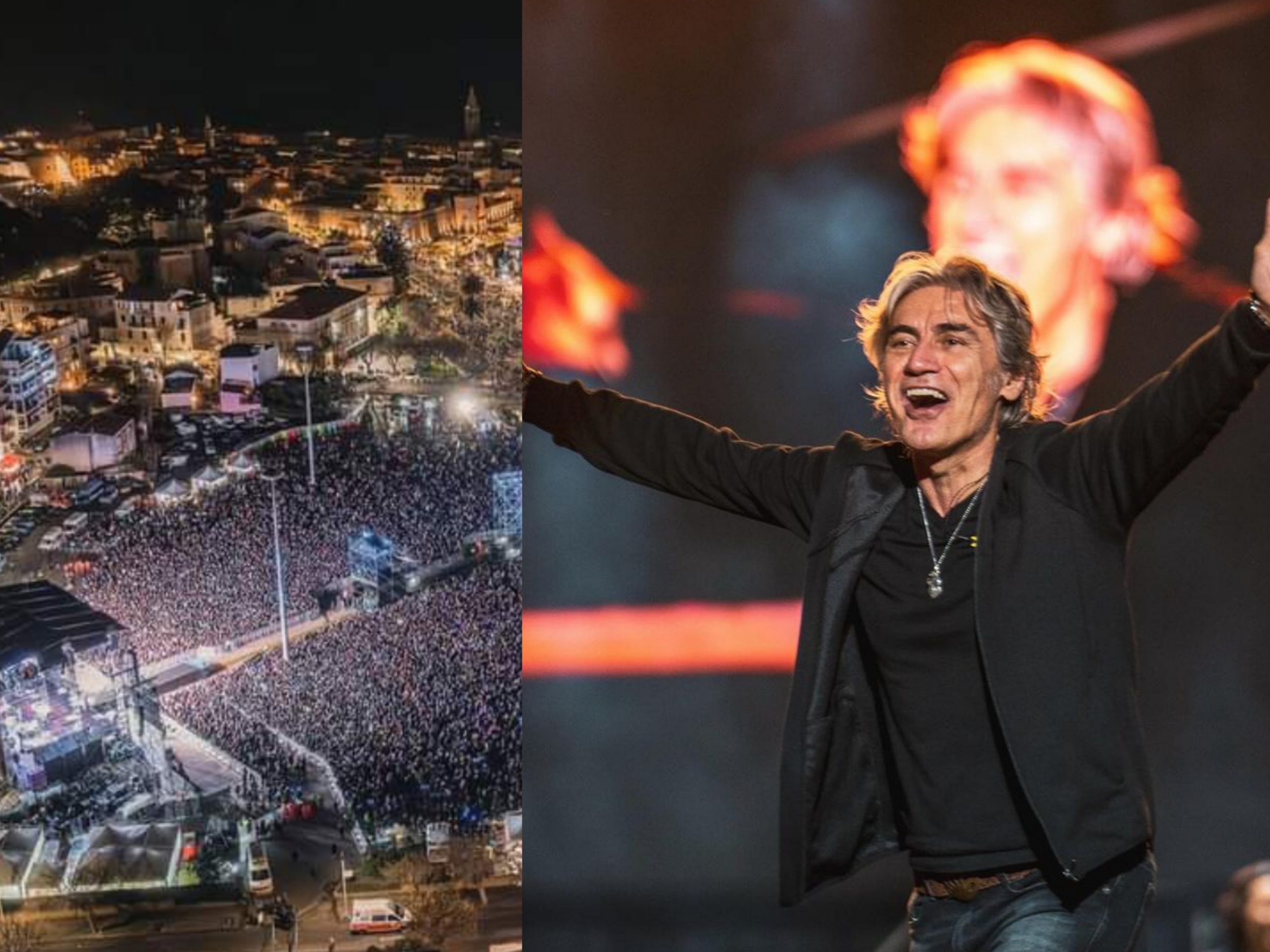 Capodanno boom ad Alghero, oltre 30mila persone “ballano sul mondo” con Luciano Ligabue