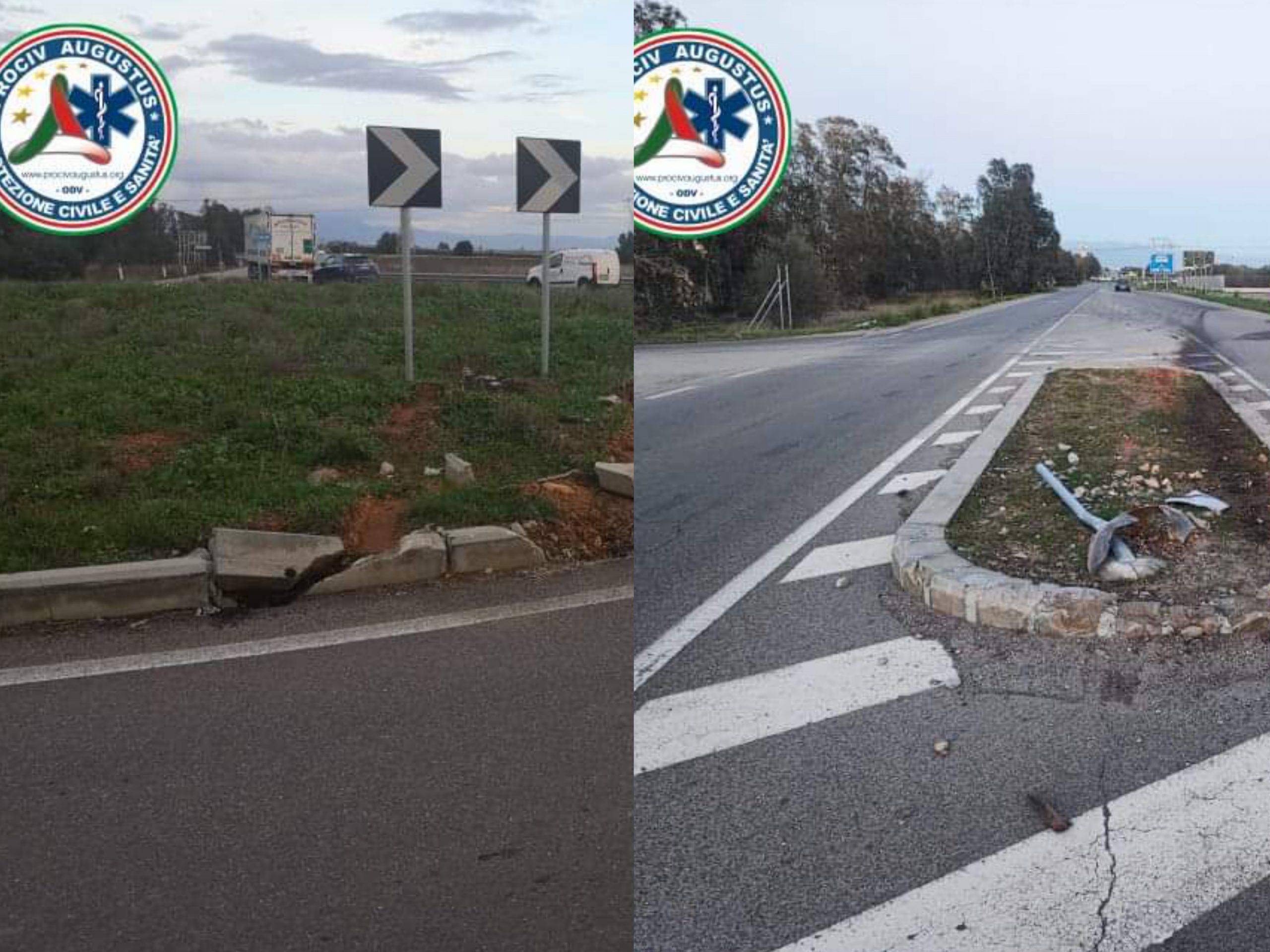 Assemini, raffica di schianti sulla strada accanto a Macchiareddu: “Mettete luci o presto piangeremo i morti”