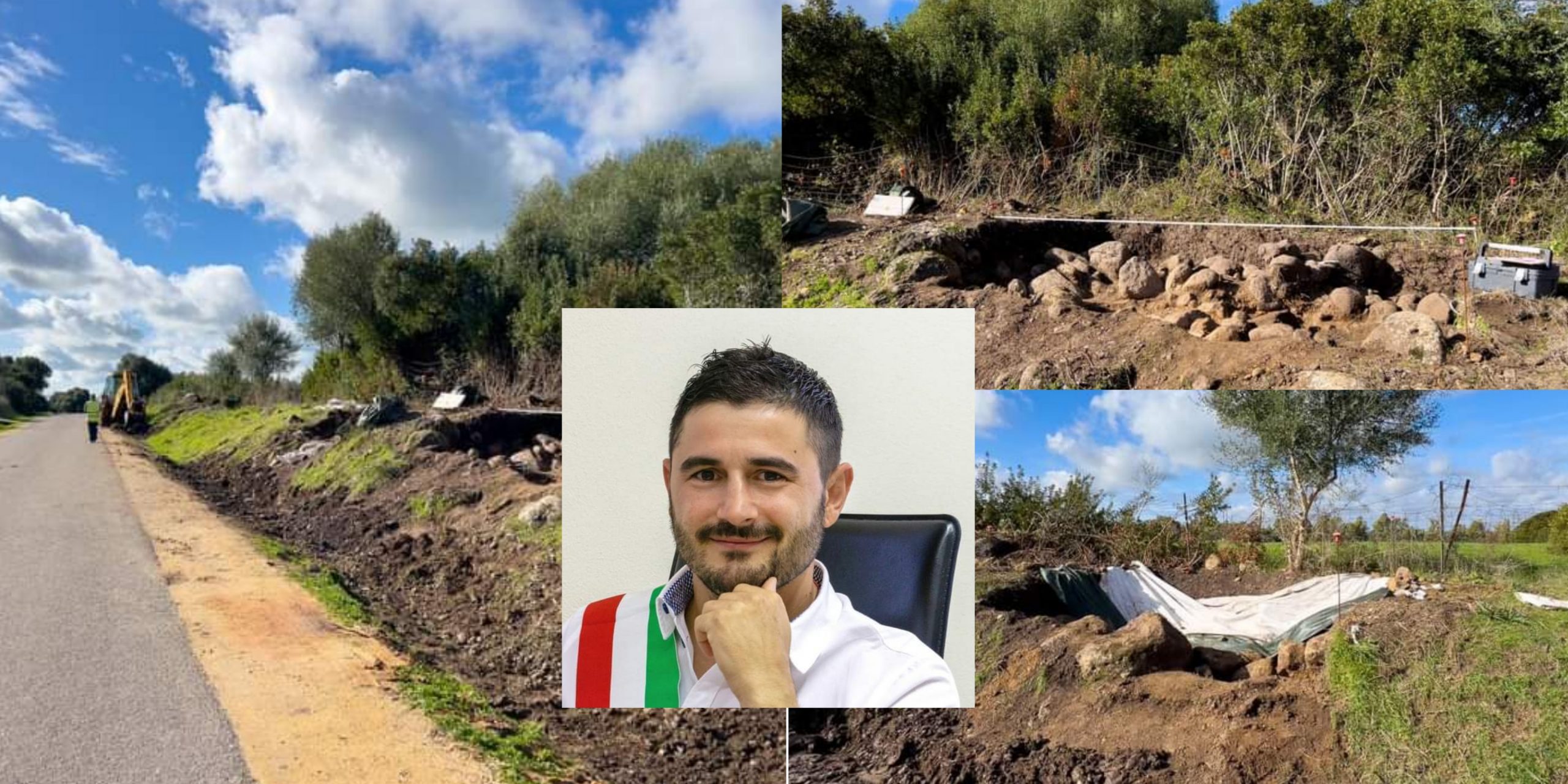 Villaurbana, sorpresa durante i lavori: spuntano i resti di un grosso villaggio nuragico