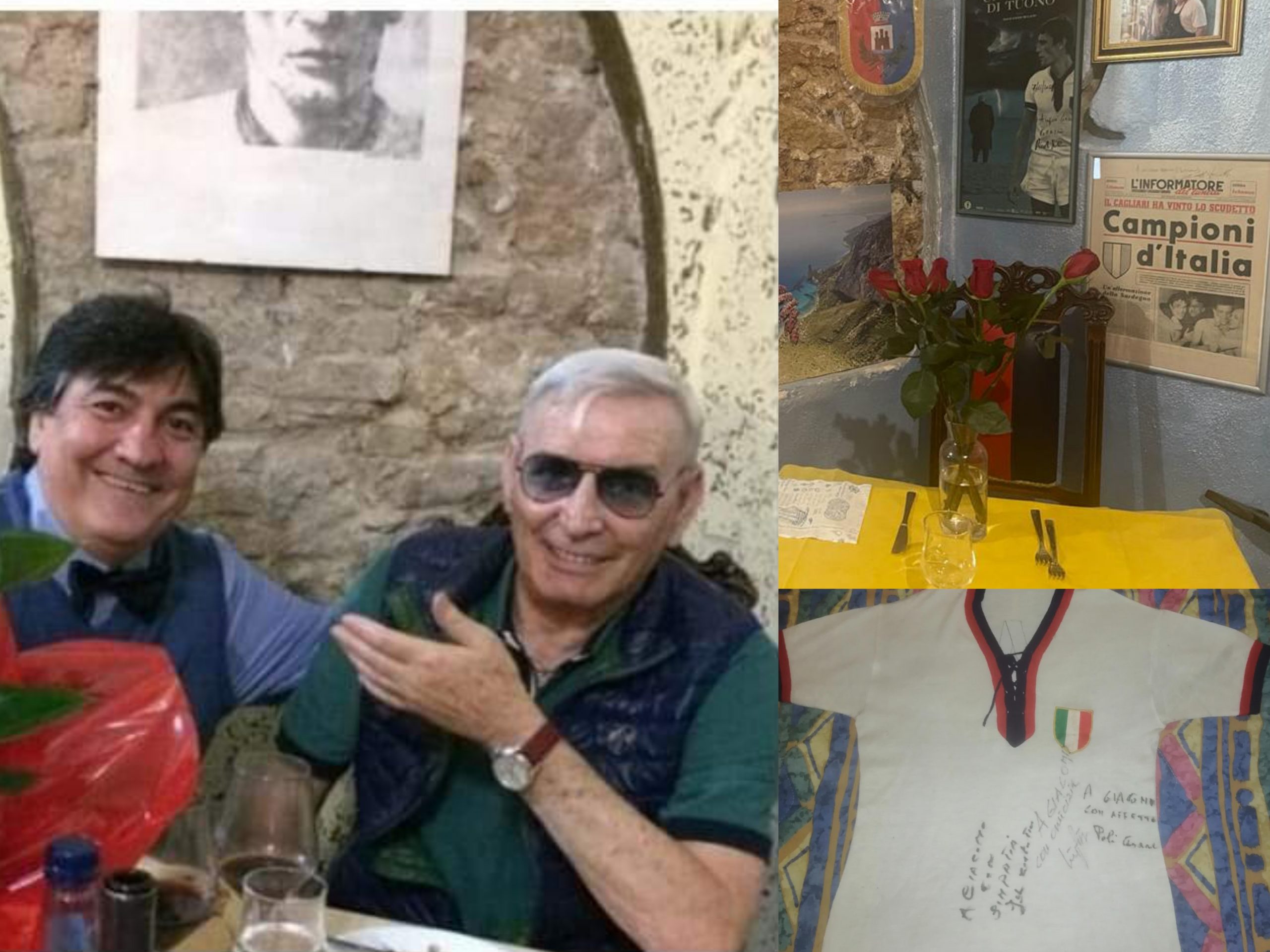 Gigi Riva nel cuore del ristoratore Giacomo: “Per me come un padre e un fratello esemplare”