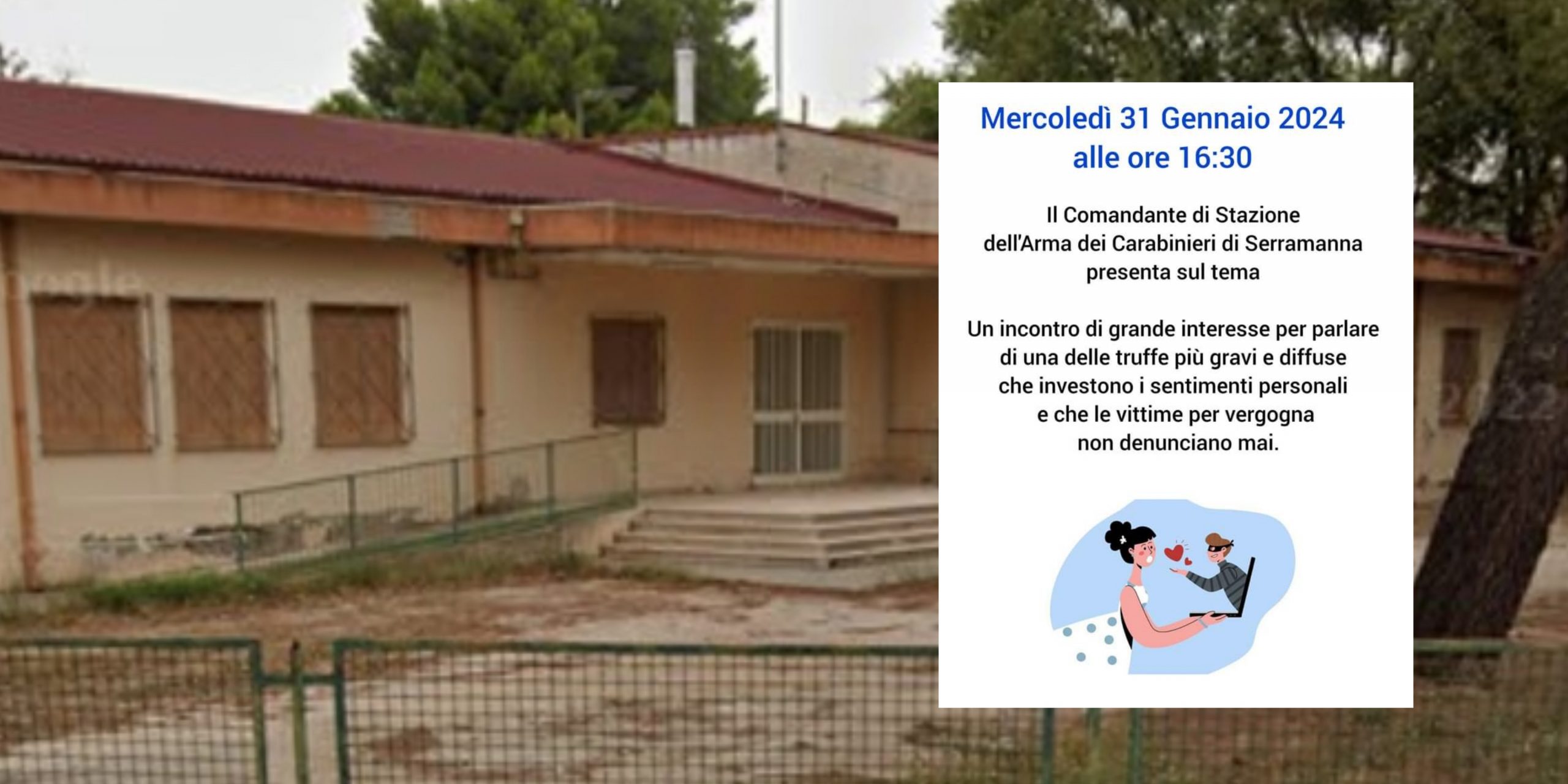 Truffe online e trappole per estorcere denaro, incontro a Serramanna con le forze dell’ordine