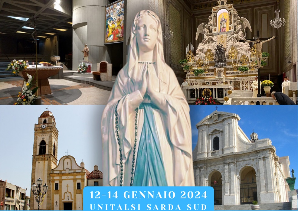 La statua della Madonna di Lourdes in pellegrinaggio in Sardegna: venerdì l’arrivo a Quartu