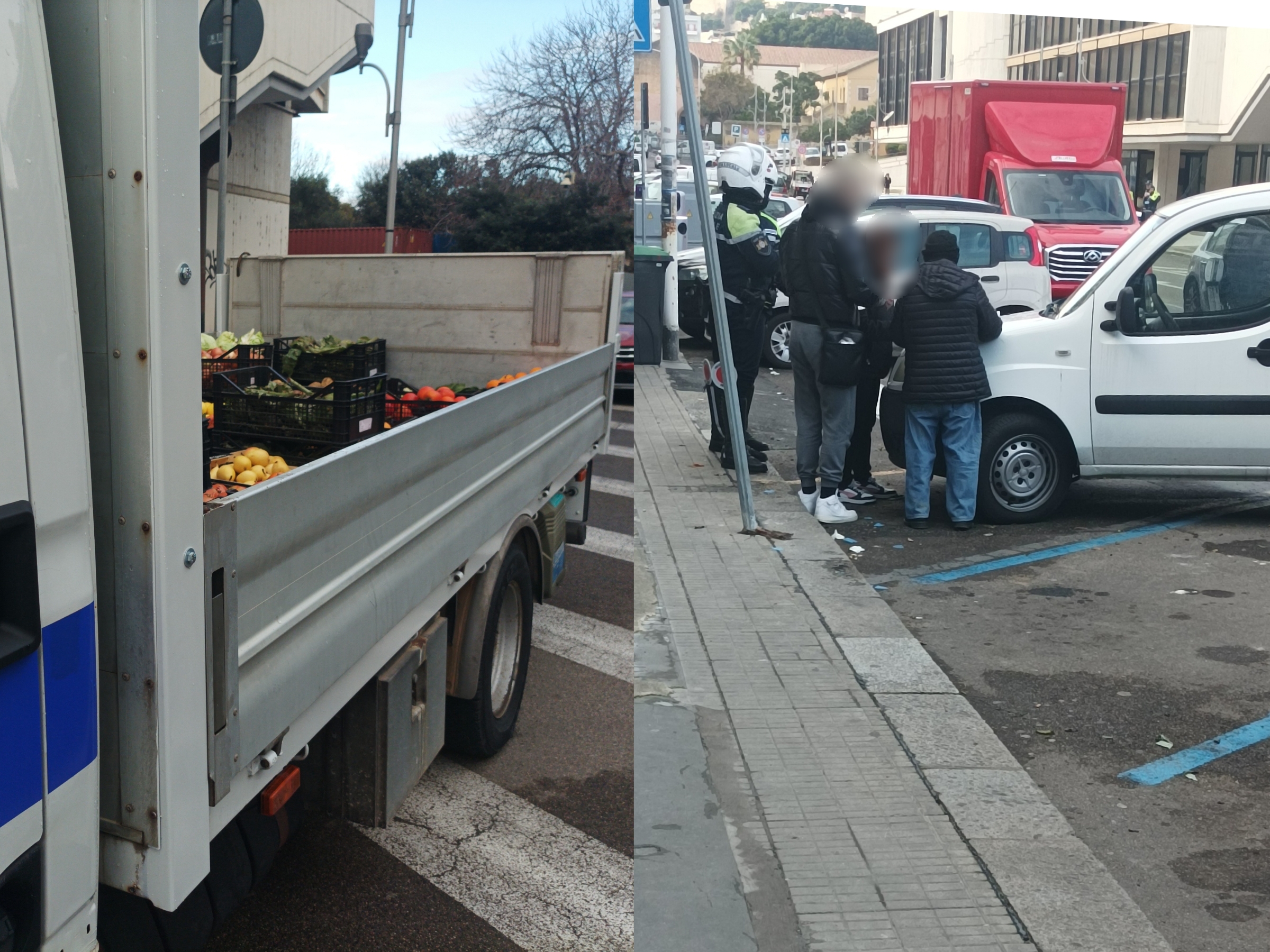 Cagliari, blitz degli agenti in via Sant’Alenixedda: multe di 5mila euro a due fruttivendoli abusivi