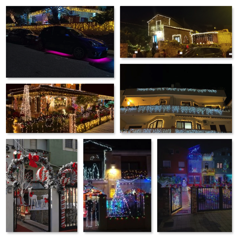 Concorso “Le migliori luminarie in Sardegna 2023”: ecco le sette finaliste, via al voto