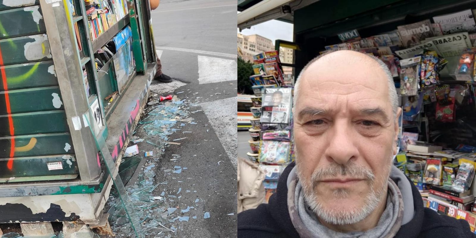 Il cuore d’oro di Stampace: raccolti oltre 3 mila euro per l’edicola distrutta a Capodanno