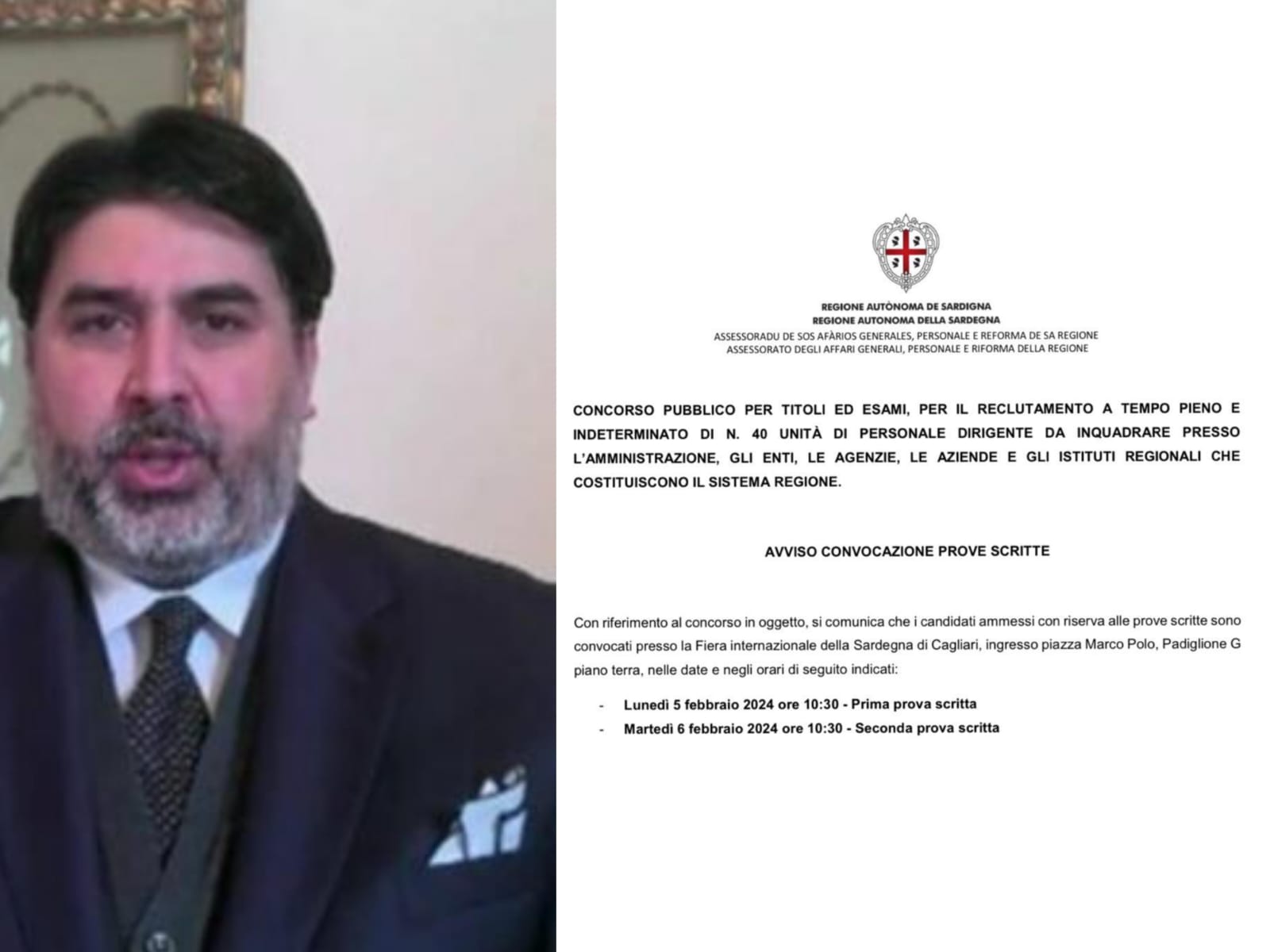 Il regalo di fine legislatura di Solinas: concorso per 40 dirigenti regionali a tempo indeterminato