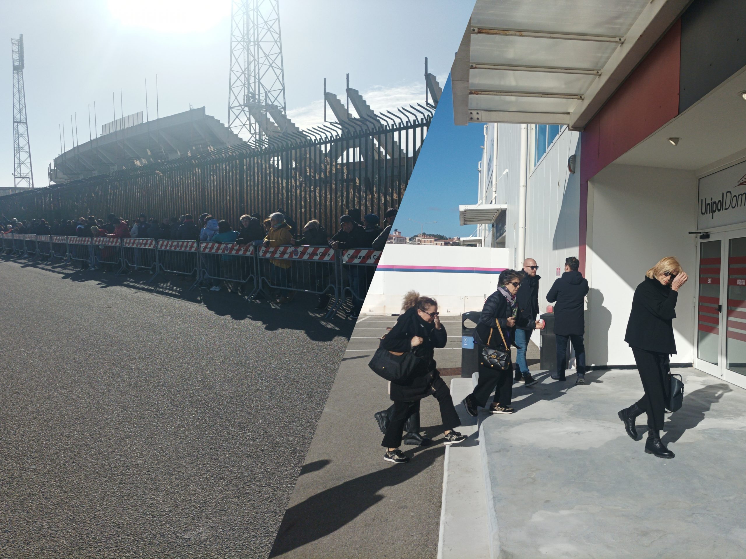 Riva alla Domus, l’abbraccio di un popolo e della squadra al campione: “Ha scelto di essere sardo”