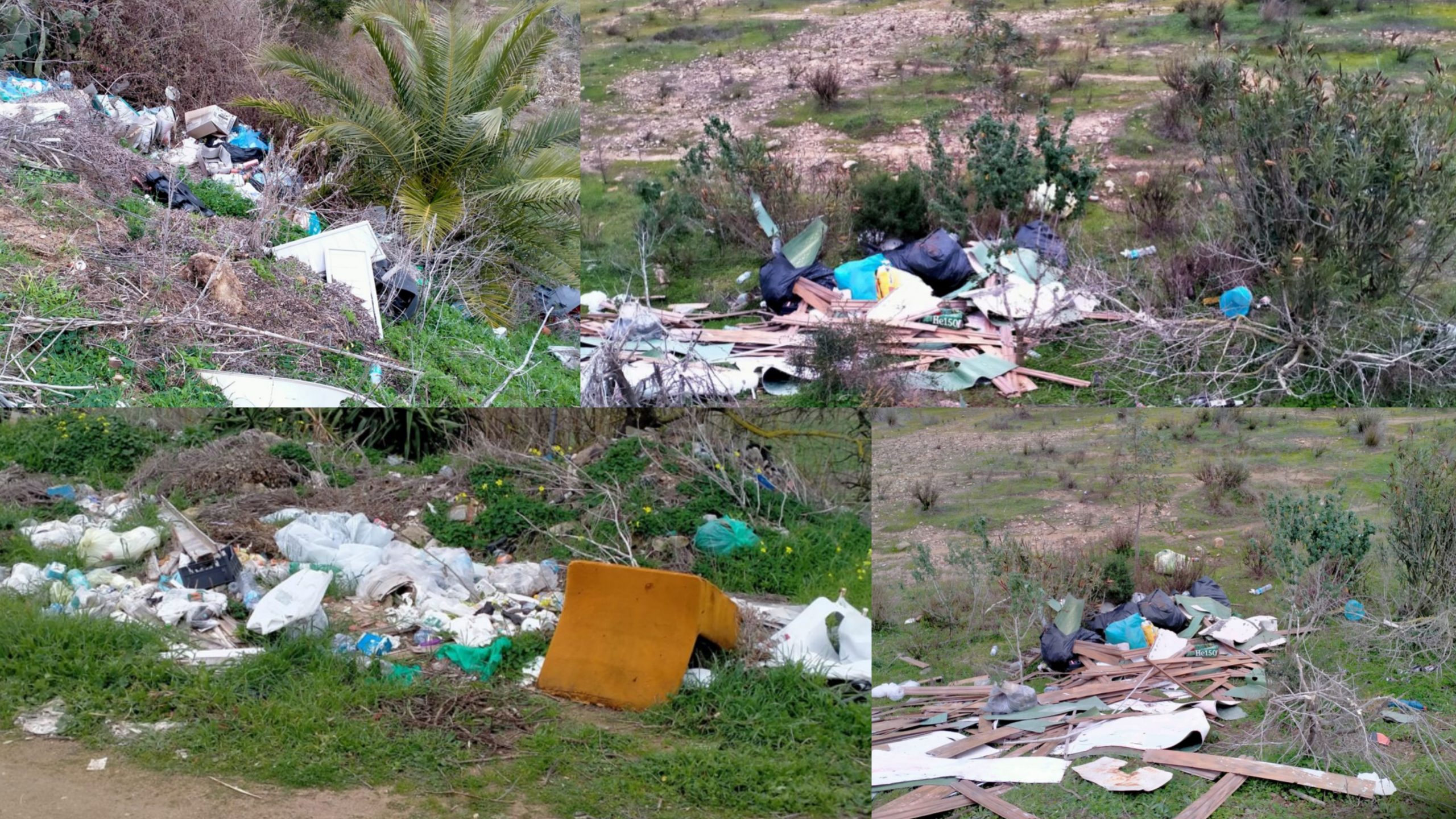 Una nuova discarica abusiva a Capoterra a due passi dallo stagno