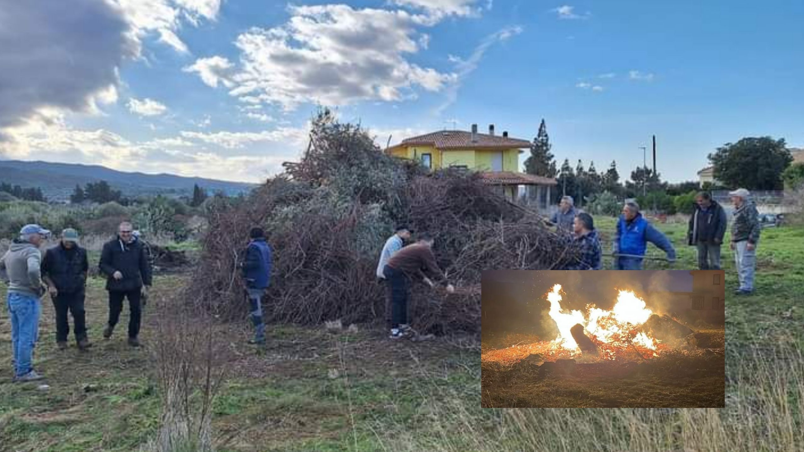 Dolianova, un falò anticipato in onore di San Biagio