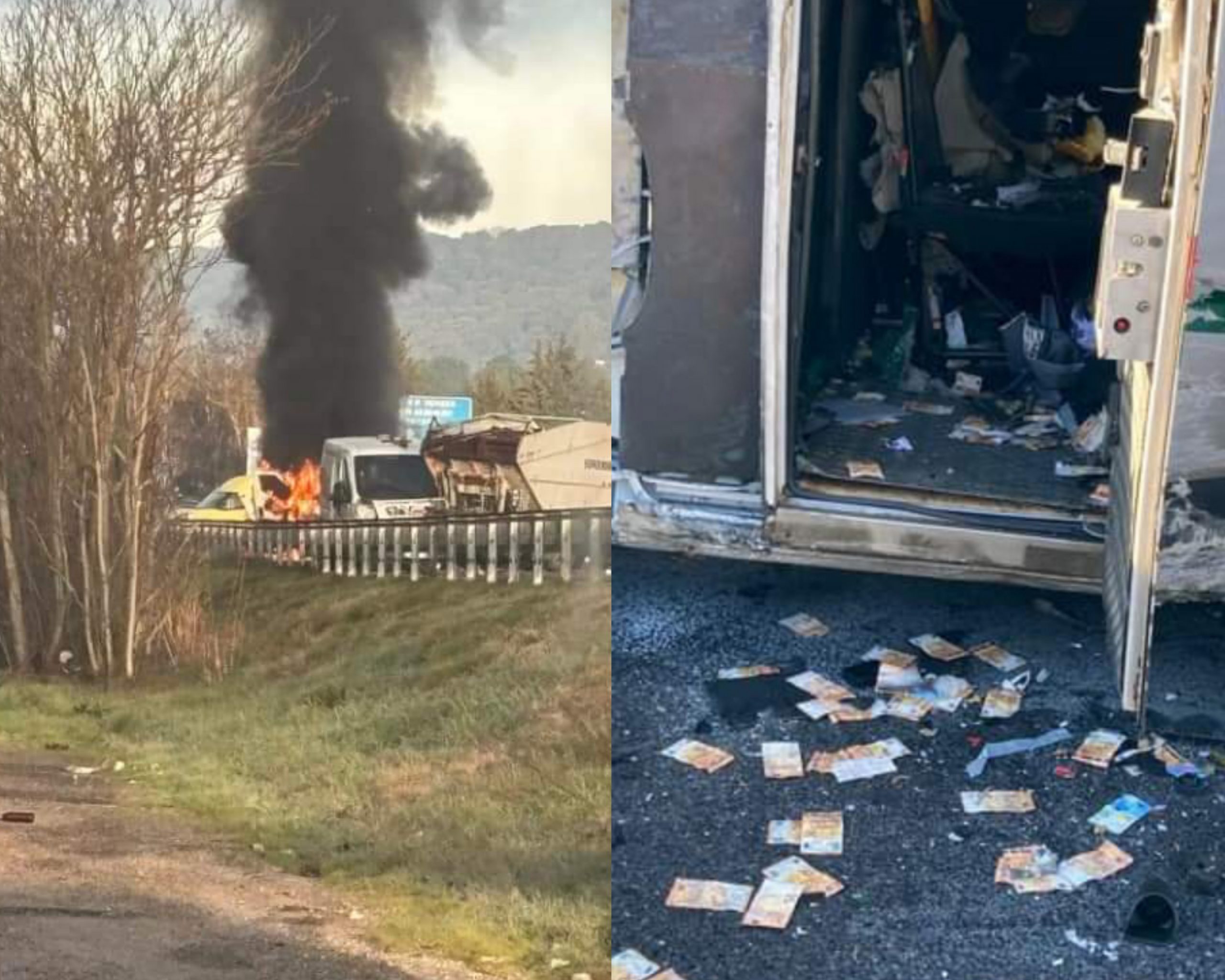 Assalto al portavalori, 4 milioni “puliti” nelle mani dei banditi: banconote non protette e niente spumablock