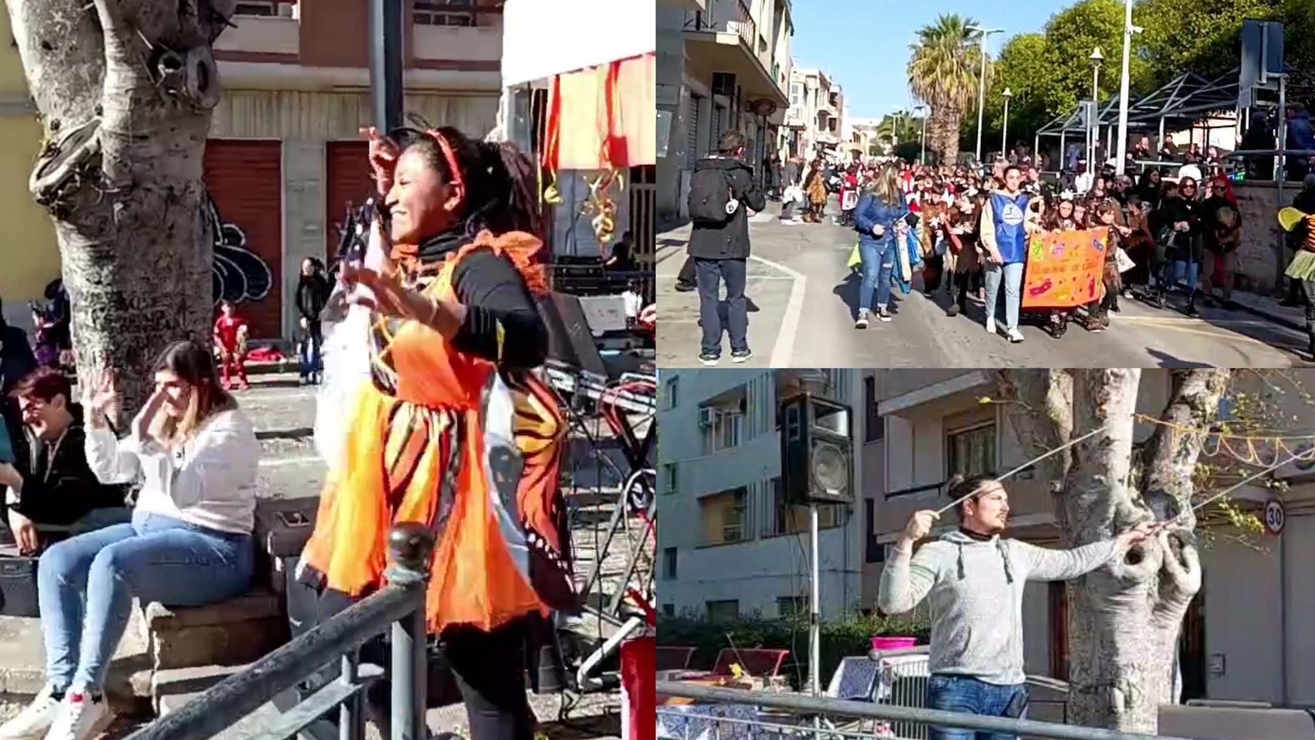 Esplode il Carnevale a Monserrato, bambini in festa ai giardinetti di via del Redentore