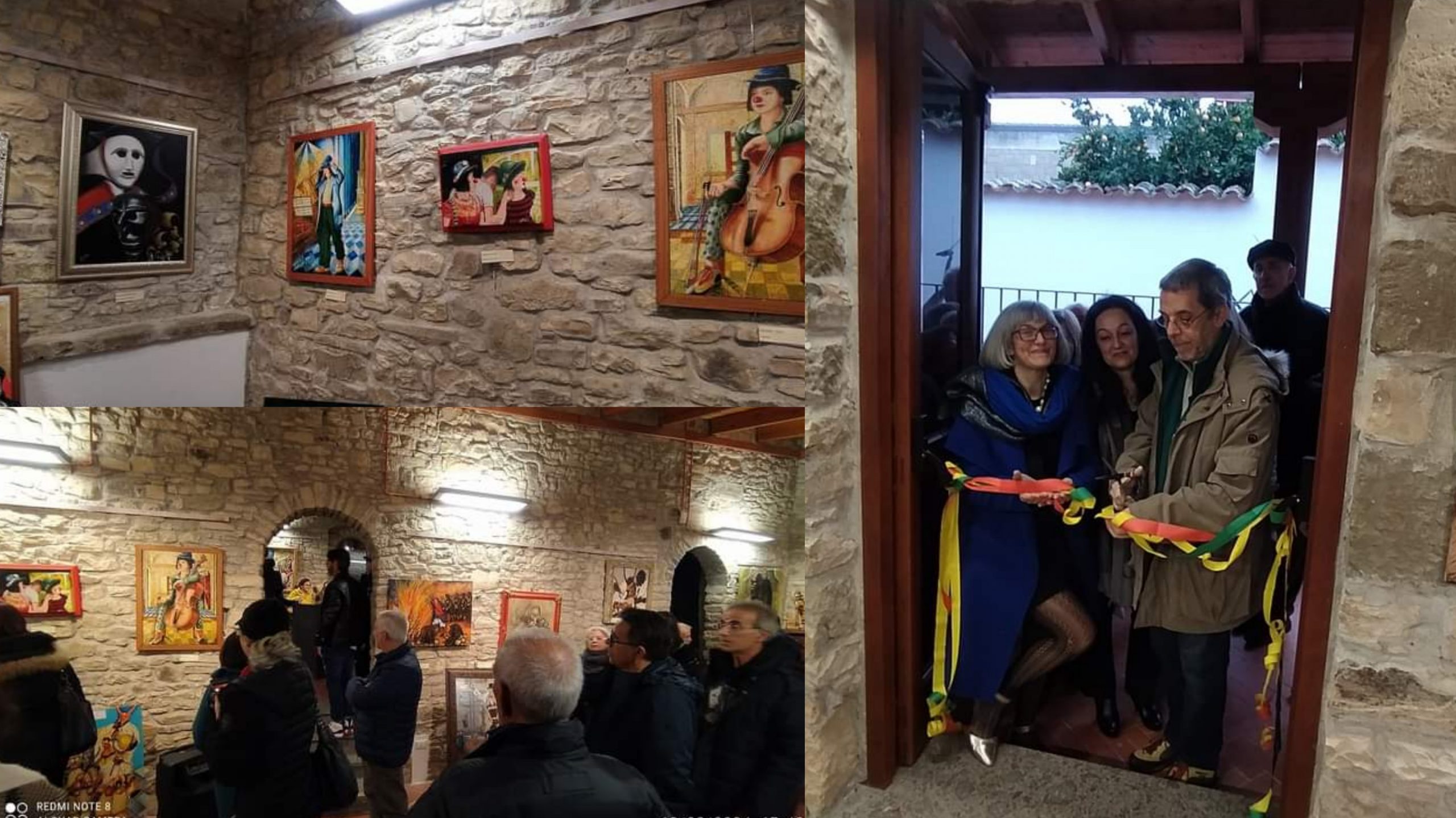 Villanovaforru, taglio del nastro per l’inaugurazione della mostra “I Carnevali di Sardegna”