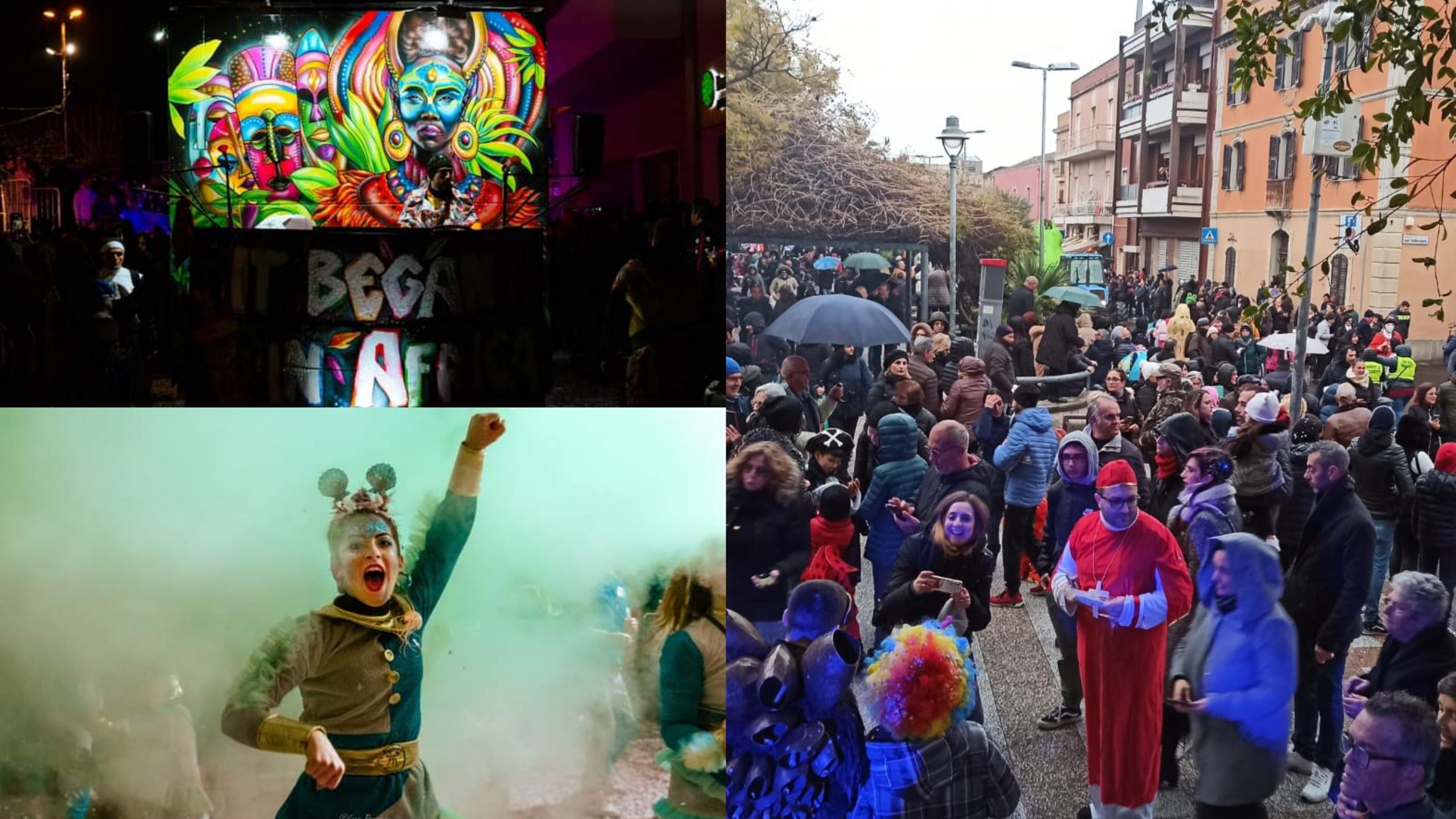 Maschere e carri allegorici, da Marrubiu a Monserrato le ultime sfilate di Carnevale