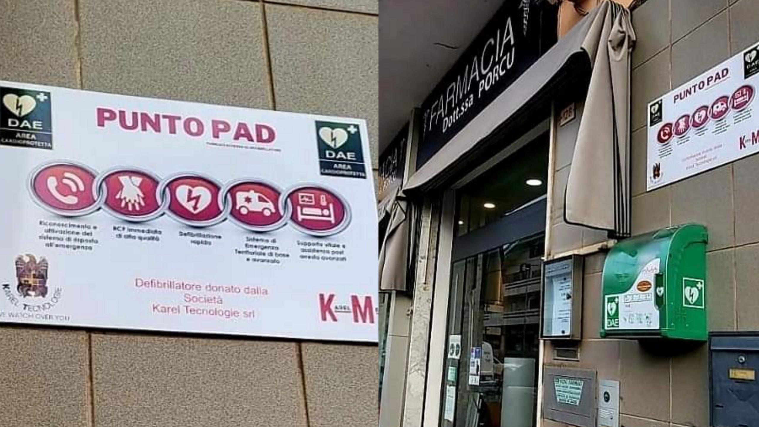 Selargius, un defibrillatore a disposizione di tutta la comunità