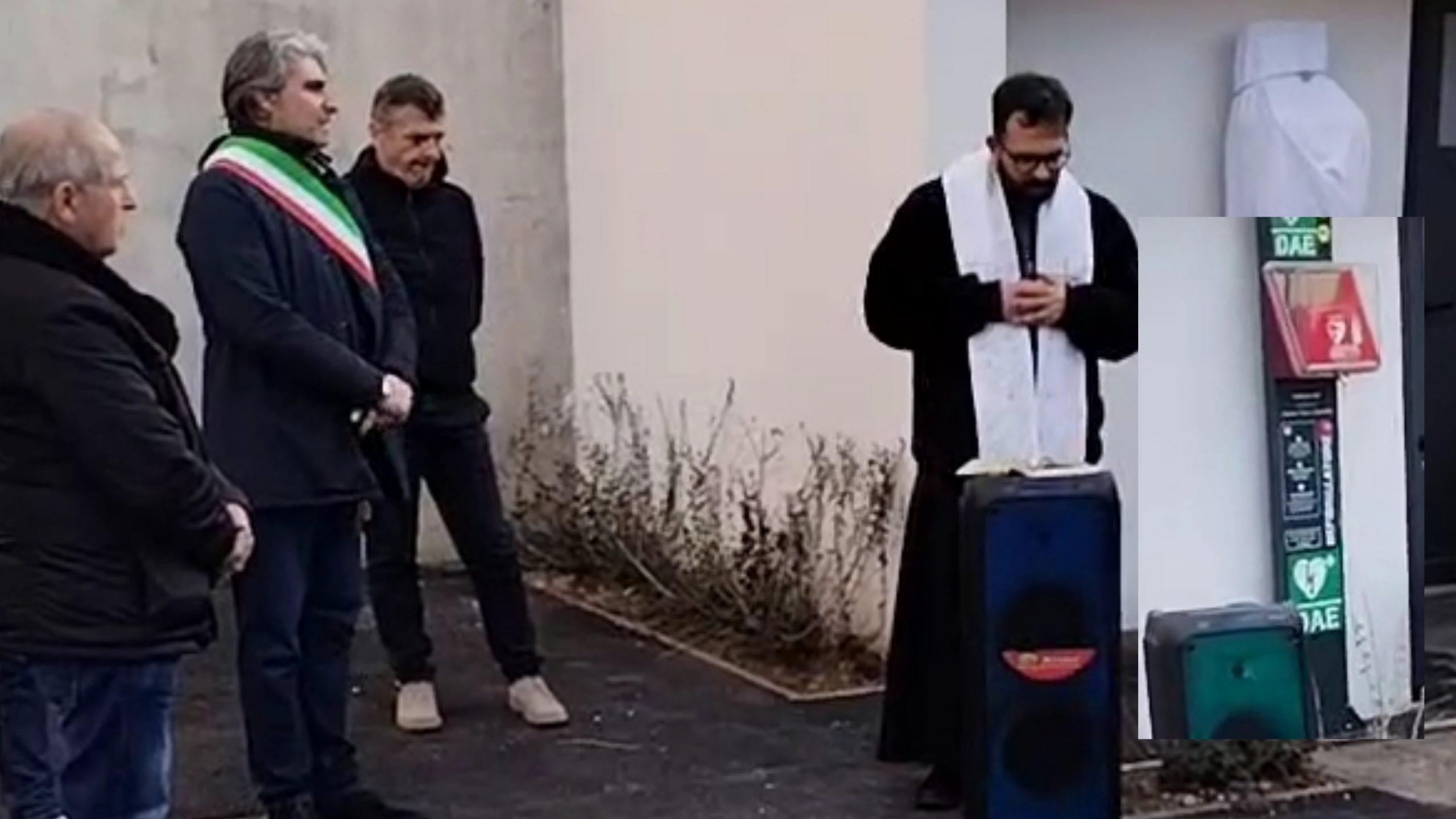 Monserrato, installato il nuovo defibrillatore nel parco cittadino dell’ex cimitero