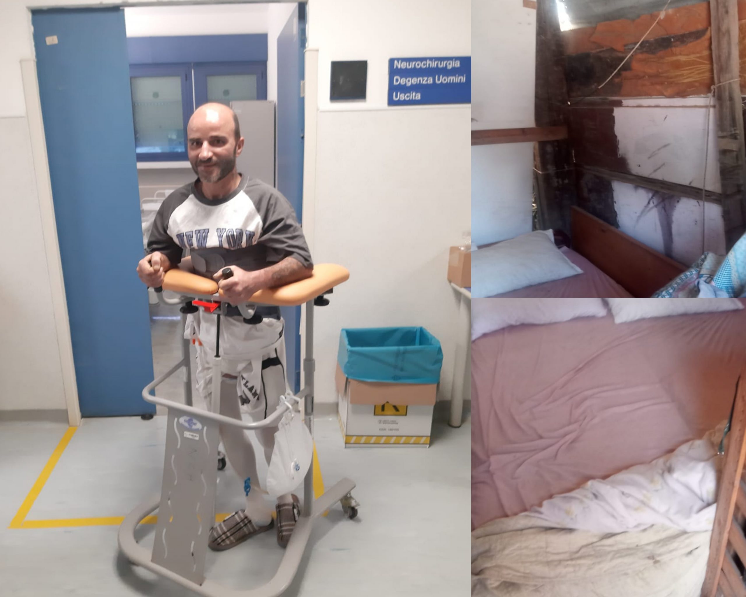 Travolto da un’auto, ora è in carrozzina: “Mio marito ha bisogno di una casa a Serramanna, aiutateci”