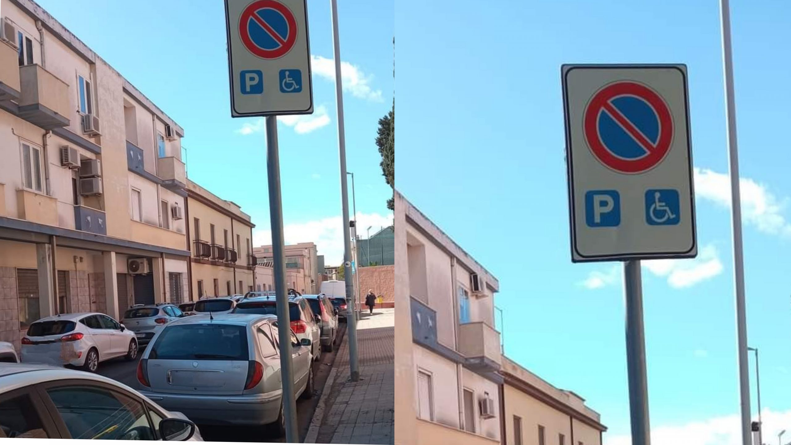 Monserrato, sosta selvaggia anche nei parcheggi riservati ai disabili