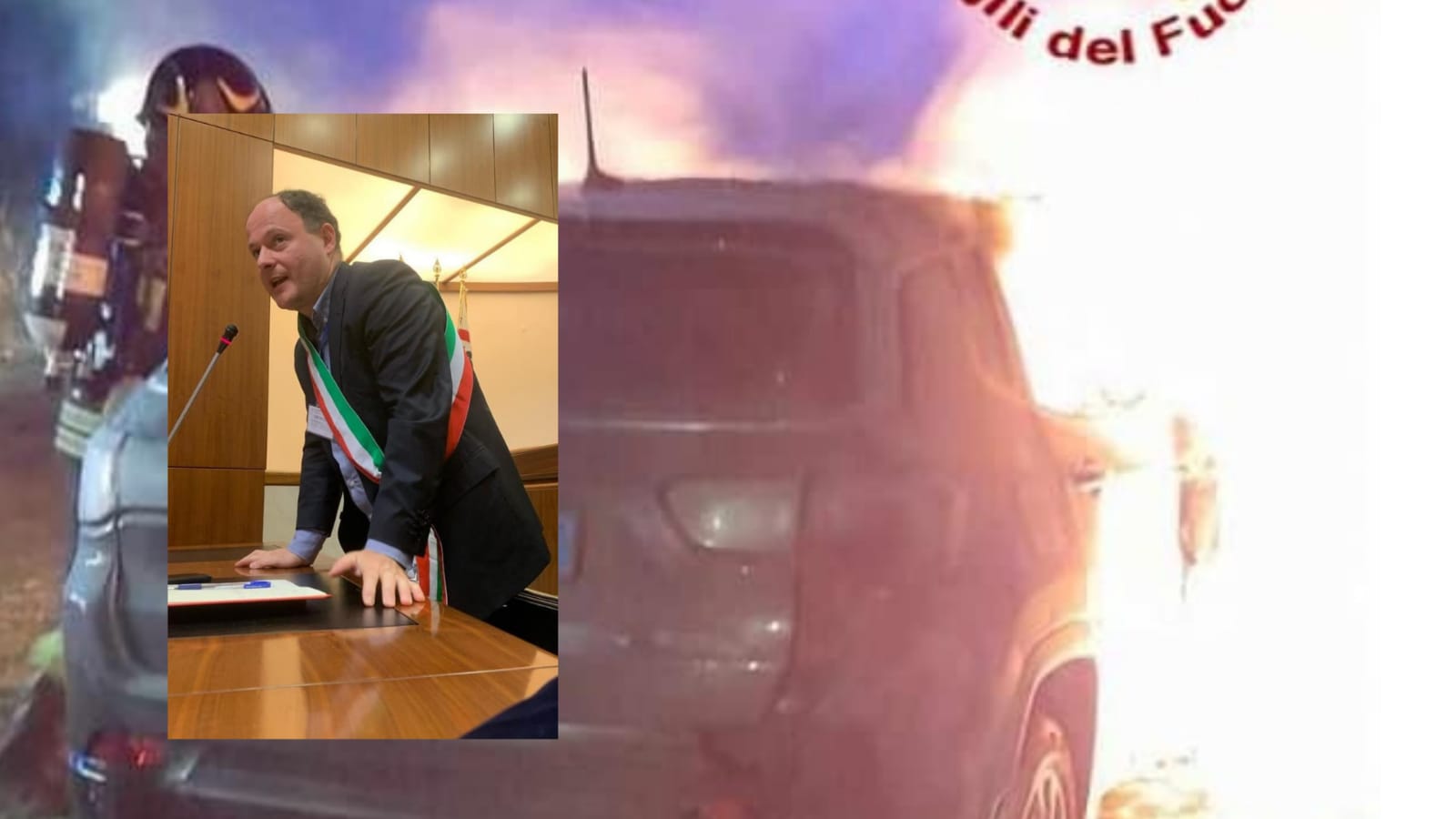 Oniferi, attentato durante il Carnevale: in fiamme l’auto del sindaco Muledda