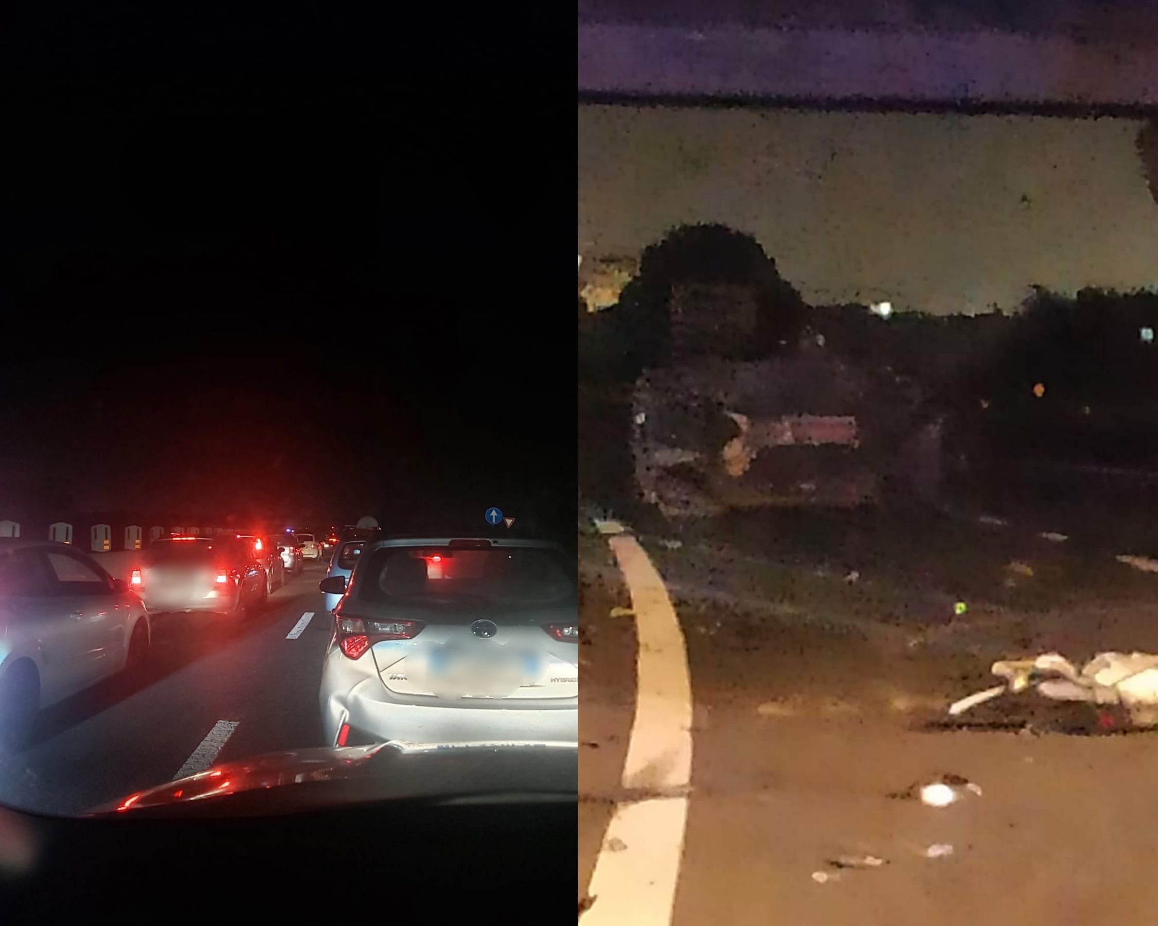 Cagliari, un brutto incidente manda in tilt la 131: un’auto ribaltata e due feriti