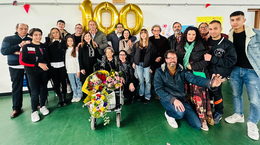 Festa a Terramaini, Cagliari ha un’altra nonnina: Agatina Mazzaglia compie un secolo