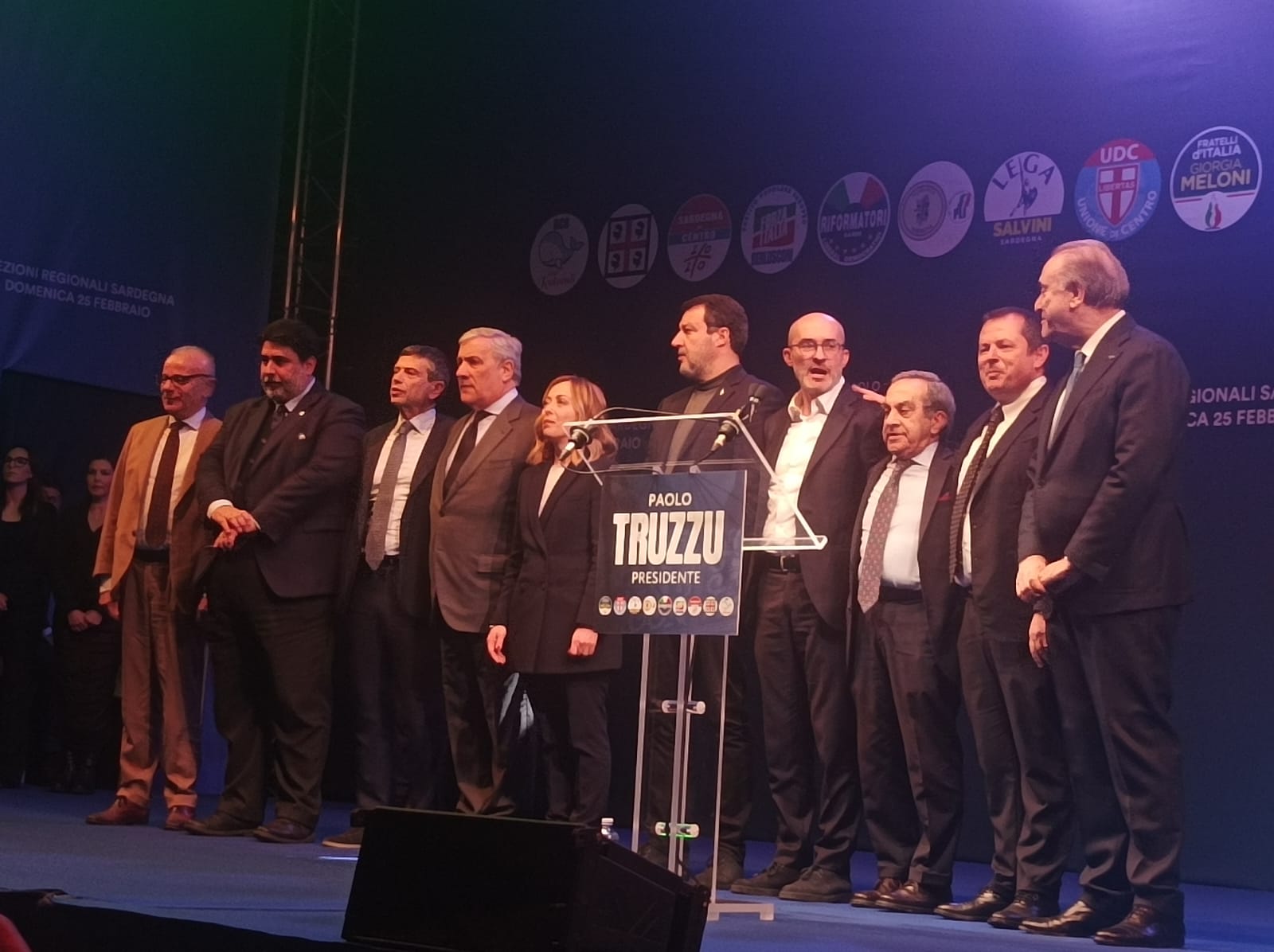 Cagliari, la Meloni lancia Truzzu: “È preparato e governerà bene, siamo abituati al fango degli estremisti rabbiosi”