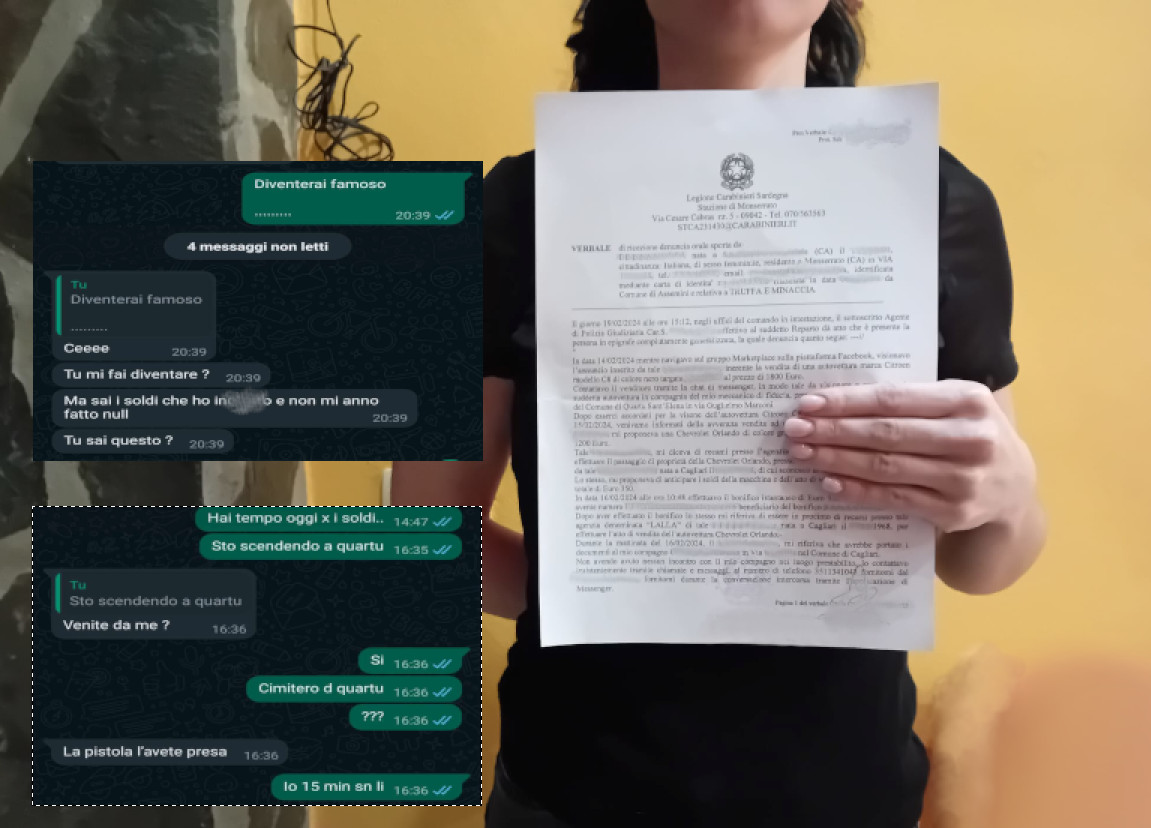 Monserrato, l’auto non esiste ma la paura sì: “Il finto venditore ha minacciato di uccidere i miei figli”