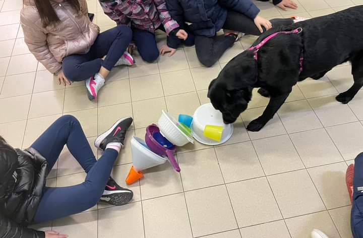 Monserrato, amici a quattro zampe a lezione con i bambini