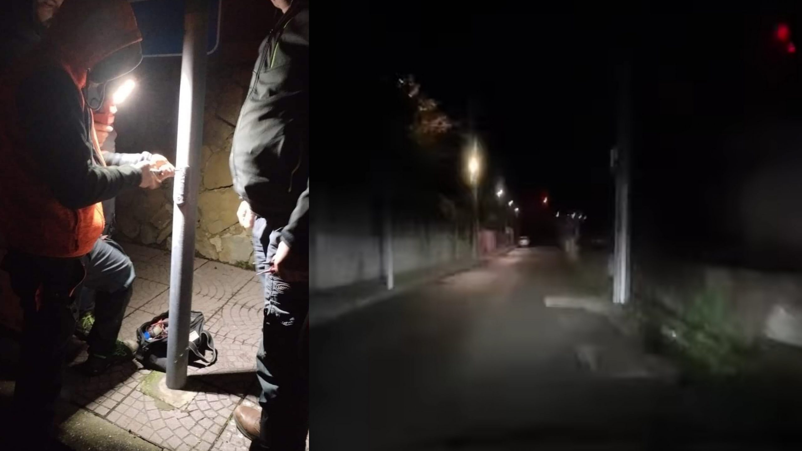 Mandas, la pioggia manda in tilt l’illuminazione pubblica nel viale Renato Raccis