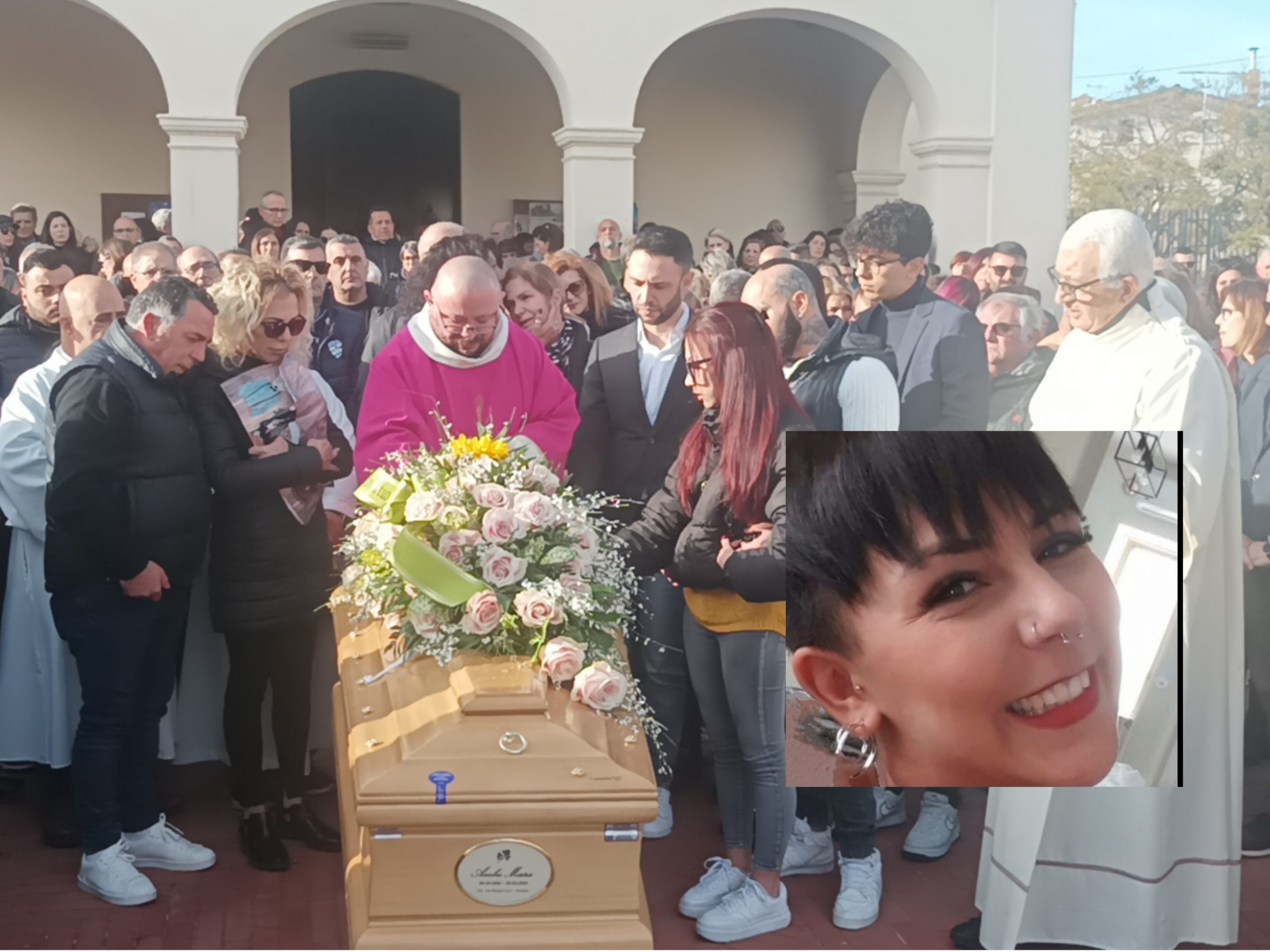Selargius, fiumi di lacrime per l’addio a Maira Ambu: “La nostra principessa ora ci proteggerà dall’alto”