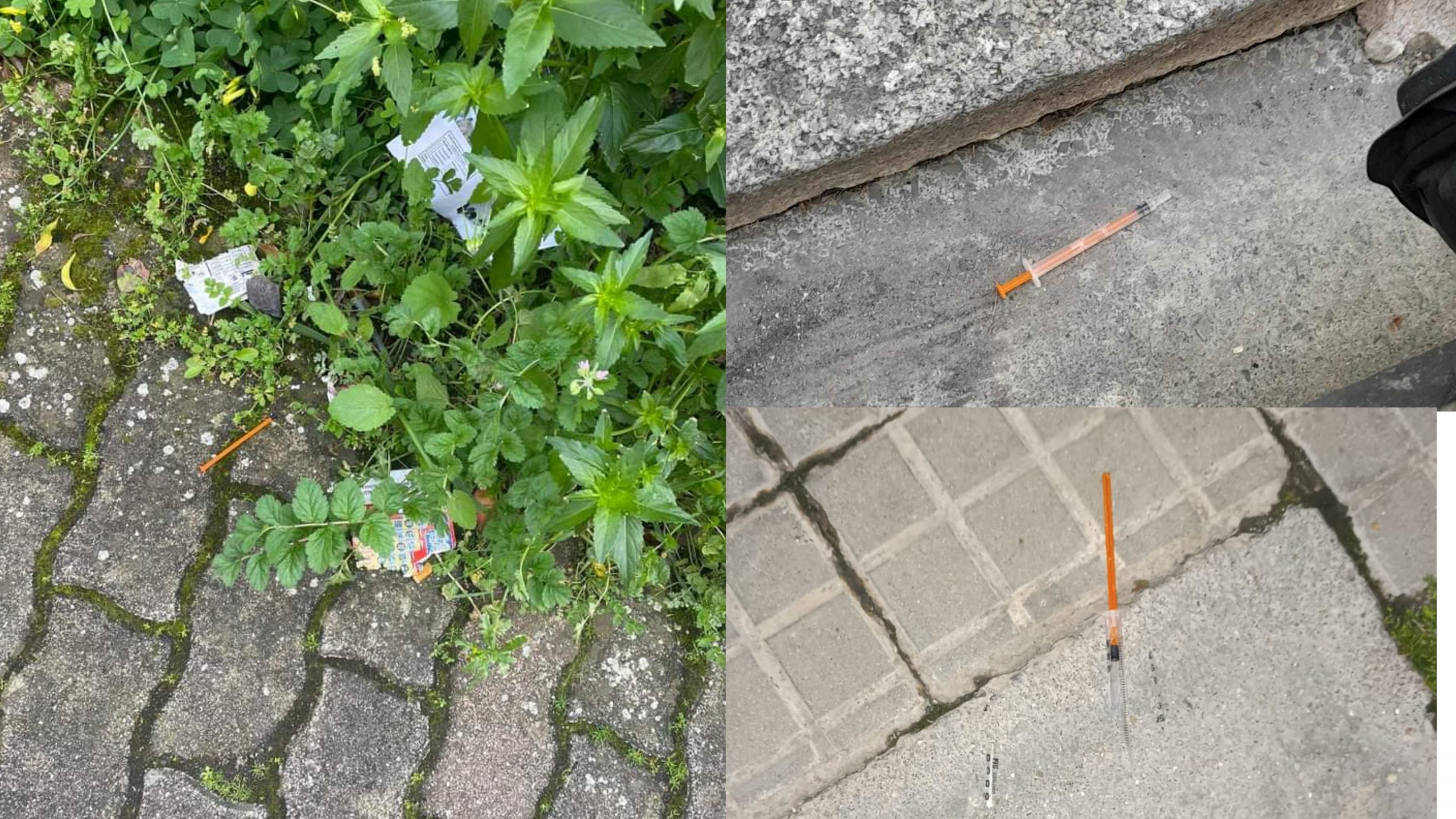 Selargius, allarme siringhe usate dai tossicodipendenti e abbandonate in strada