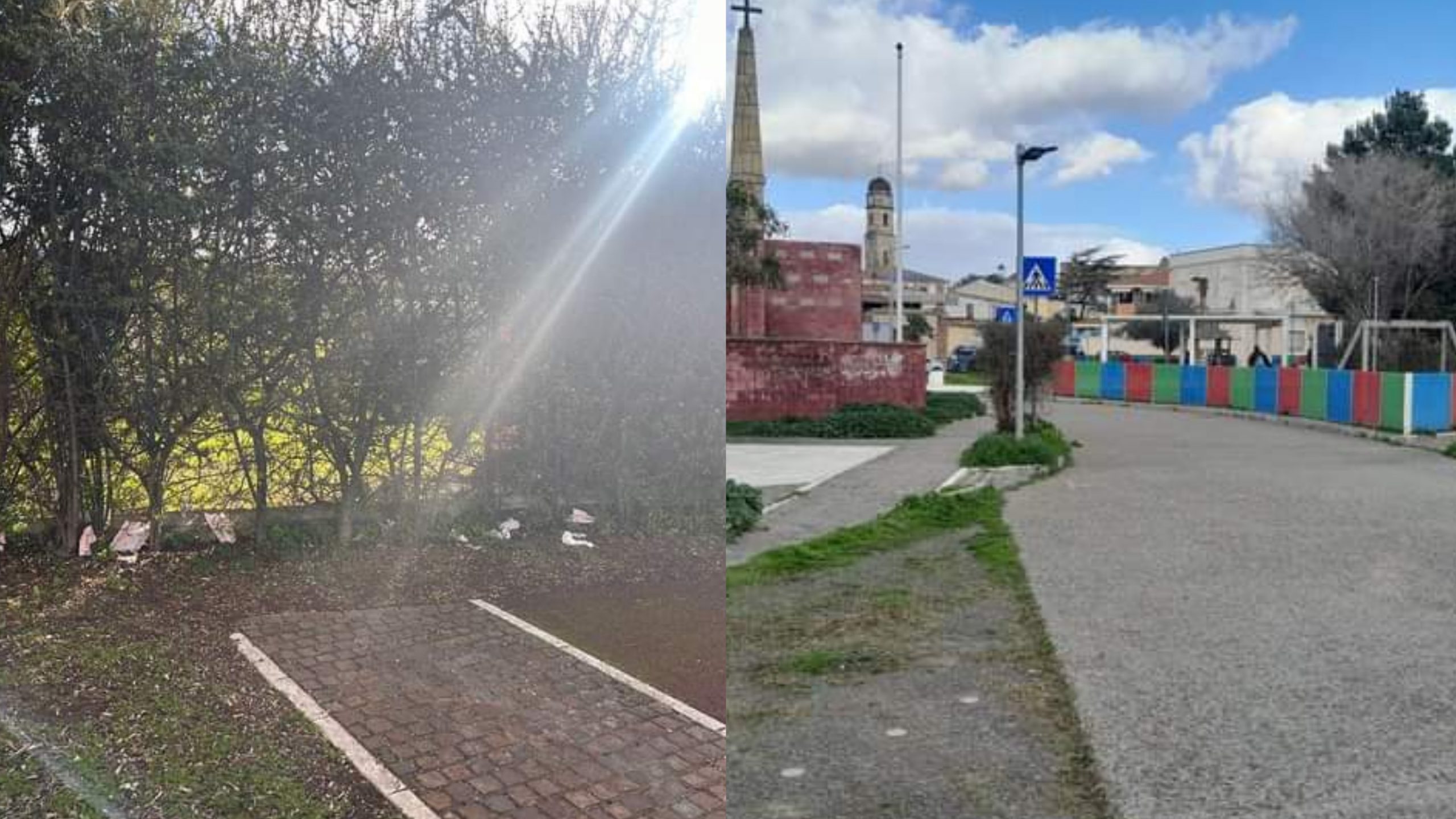 Assemini, il parco vicino alle scuole scambiato per toilette per cani e discarica