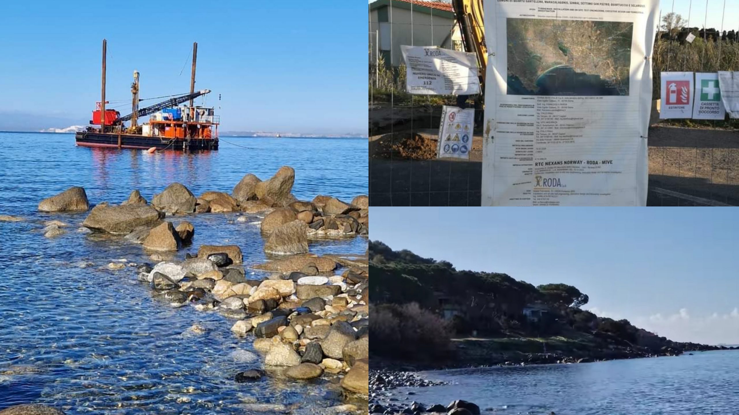 Il Tyrrhenian Link approda a Terra mala: avvistata la barca per le trivellazioni