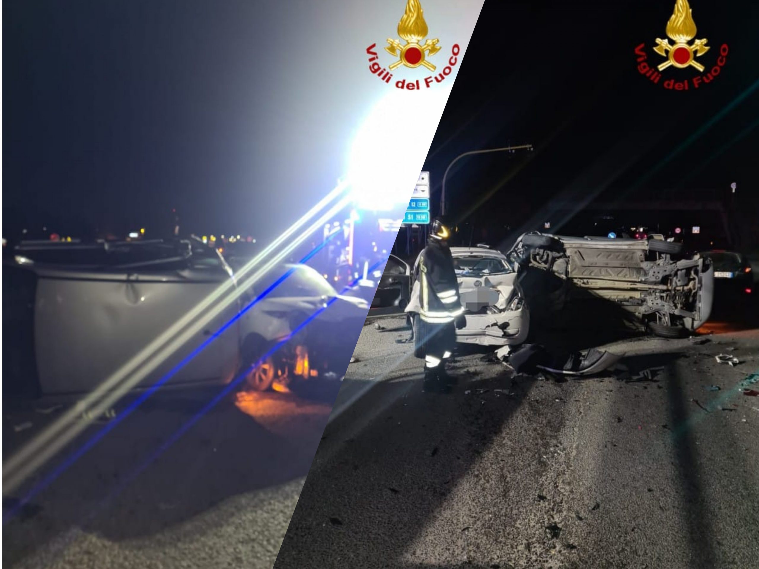 Tre feriti e auto distrutte nello schianto della 554, 25enne di Cagliari ubriaco fradicio denunciato