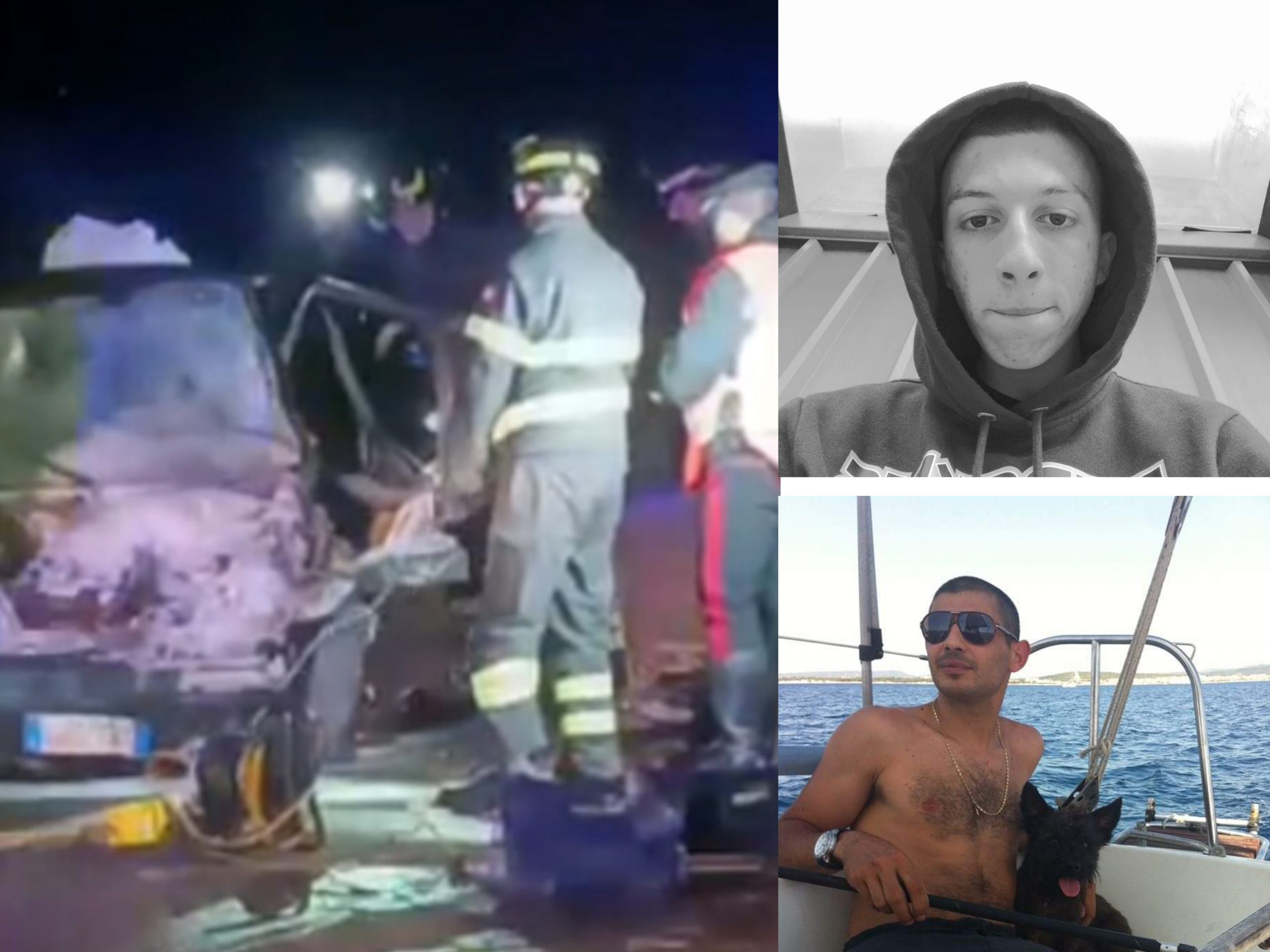 Tre vite spezzate nel sorpasso fatale di Sassari: addio a Chiara Urgias, Christian Foddai e Antonio Luigi Murineddu