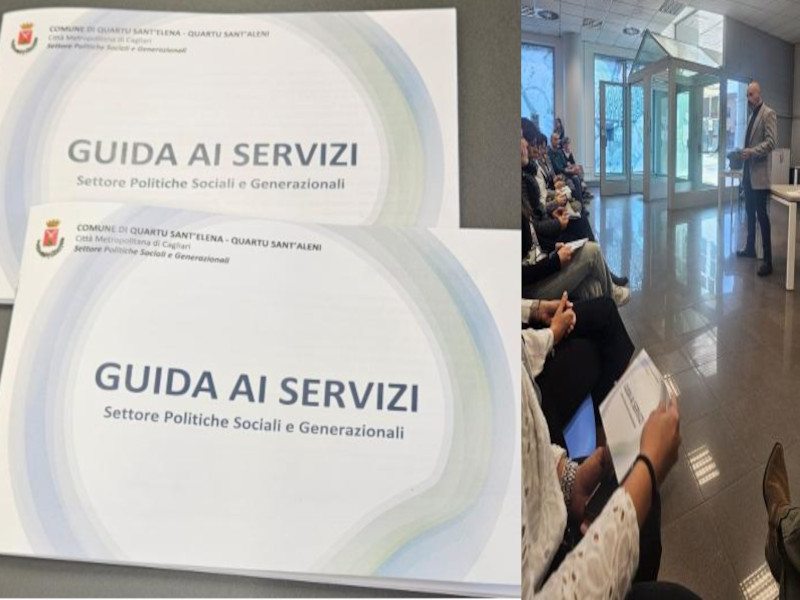 Quartu, ecco la guida ai servizi per il cittadino: 2mila copie distribuite da chi prende il Reis